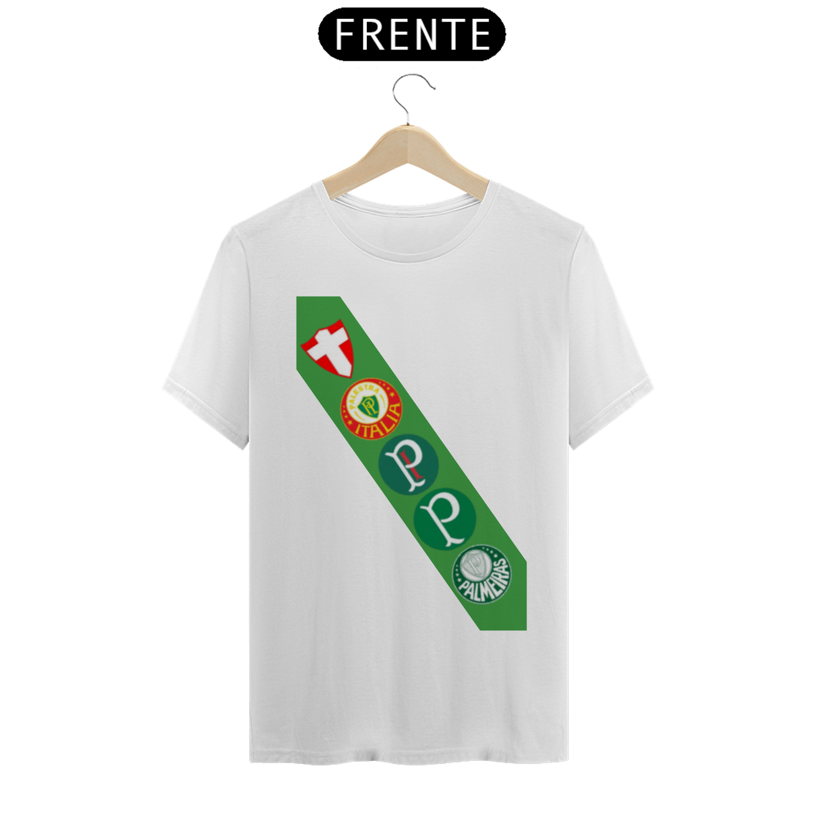 T-SHIRT PALMEIRAS ESCUDOS 