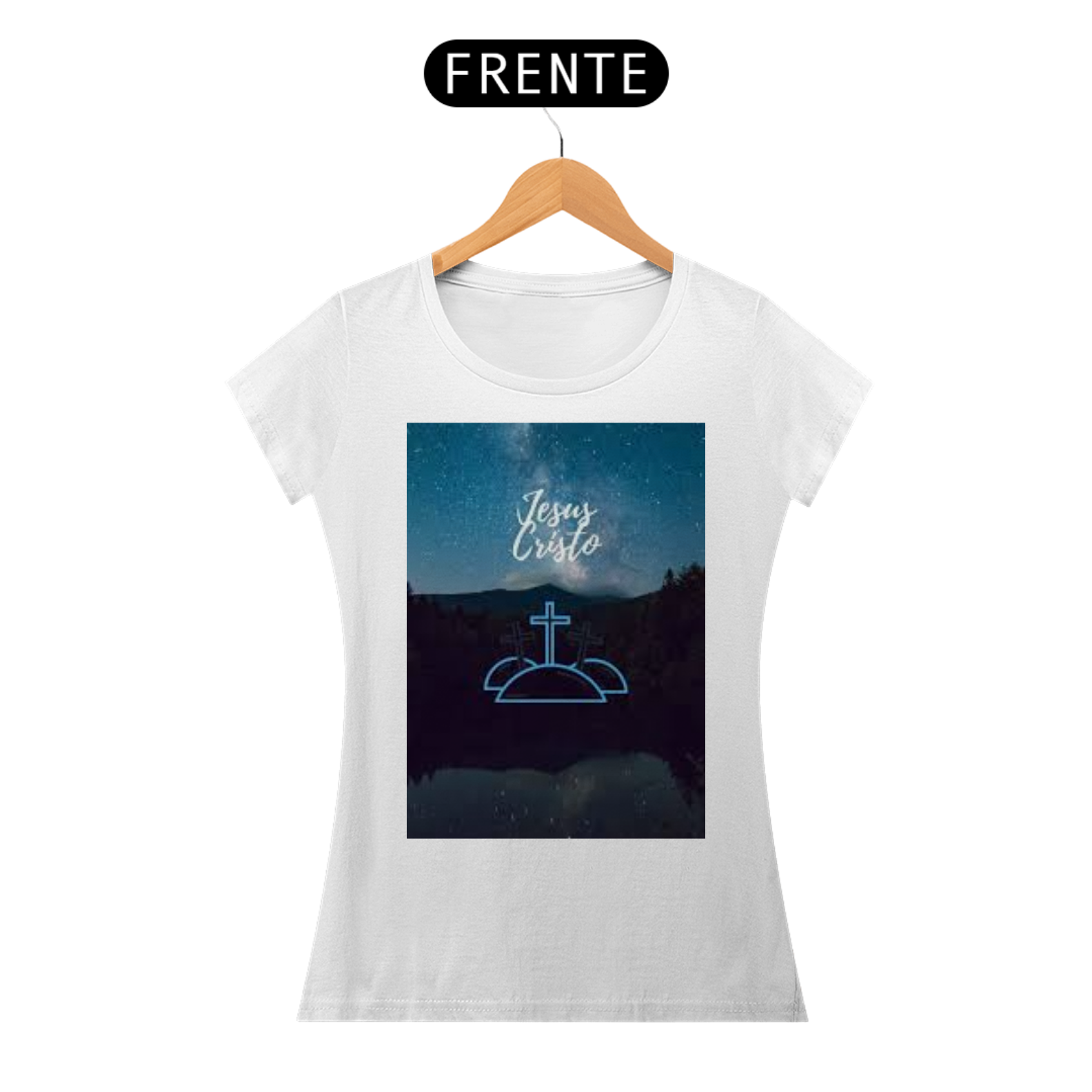 T-SHIRT JESUS CRISTO FEM