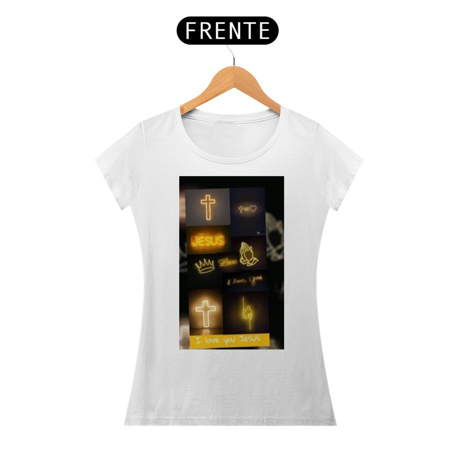 T-SHIRT JESUS CRISTO FEM