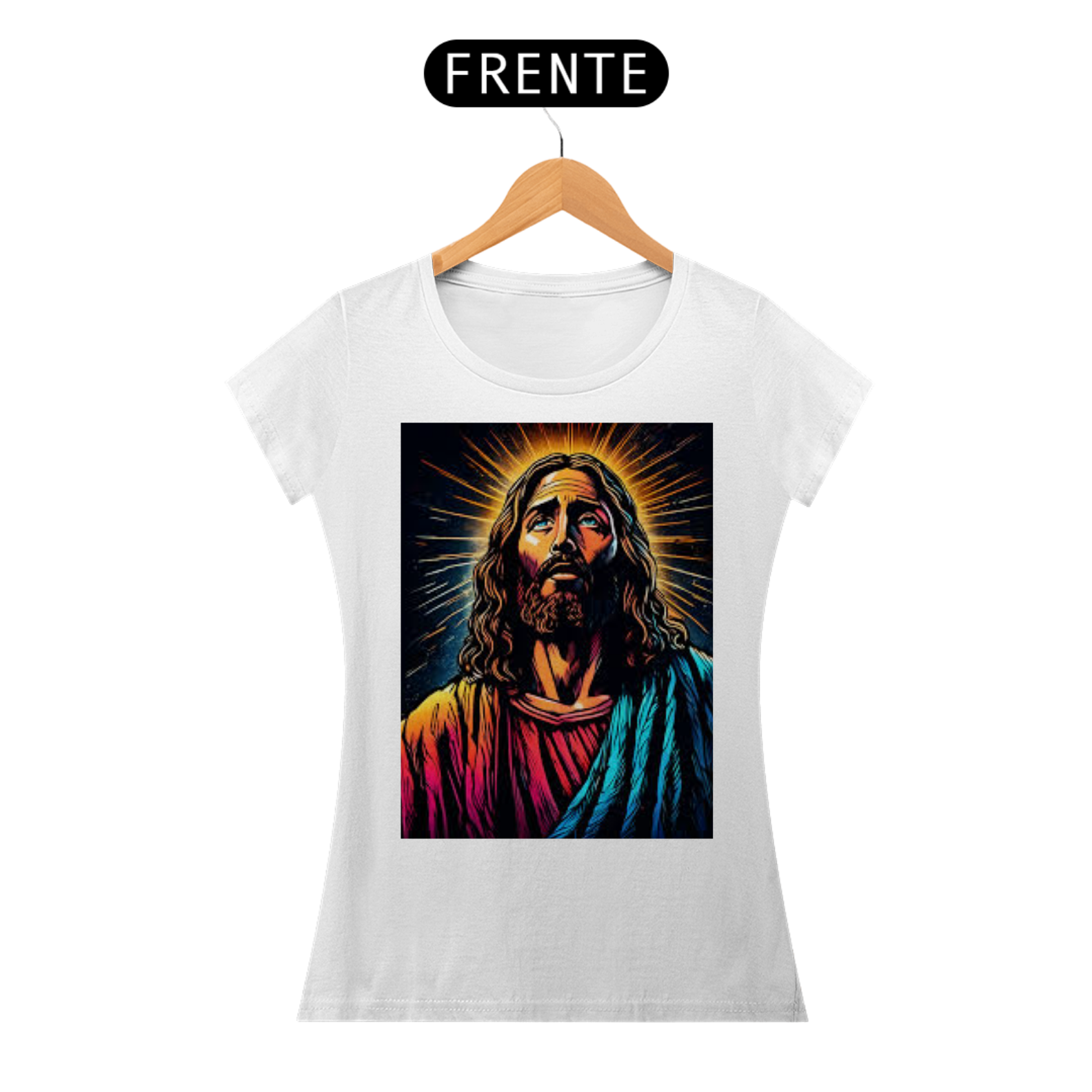 T-SHIRT JESUS CRISTO FEM