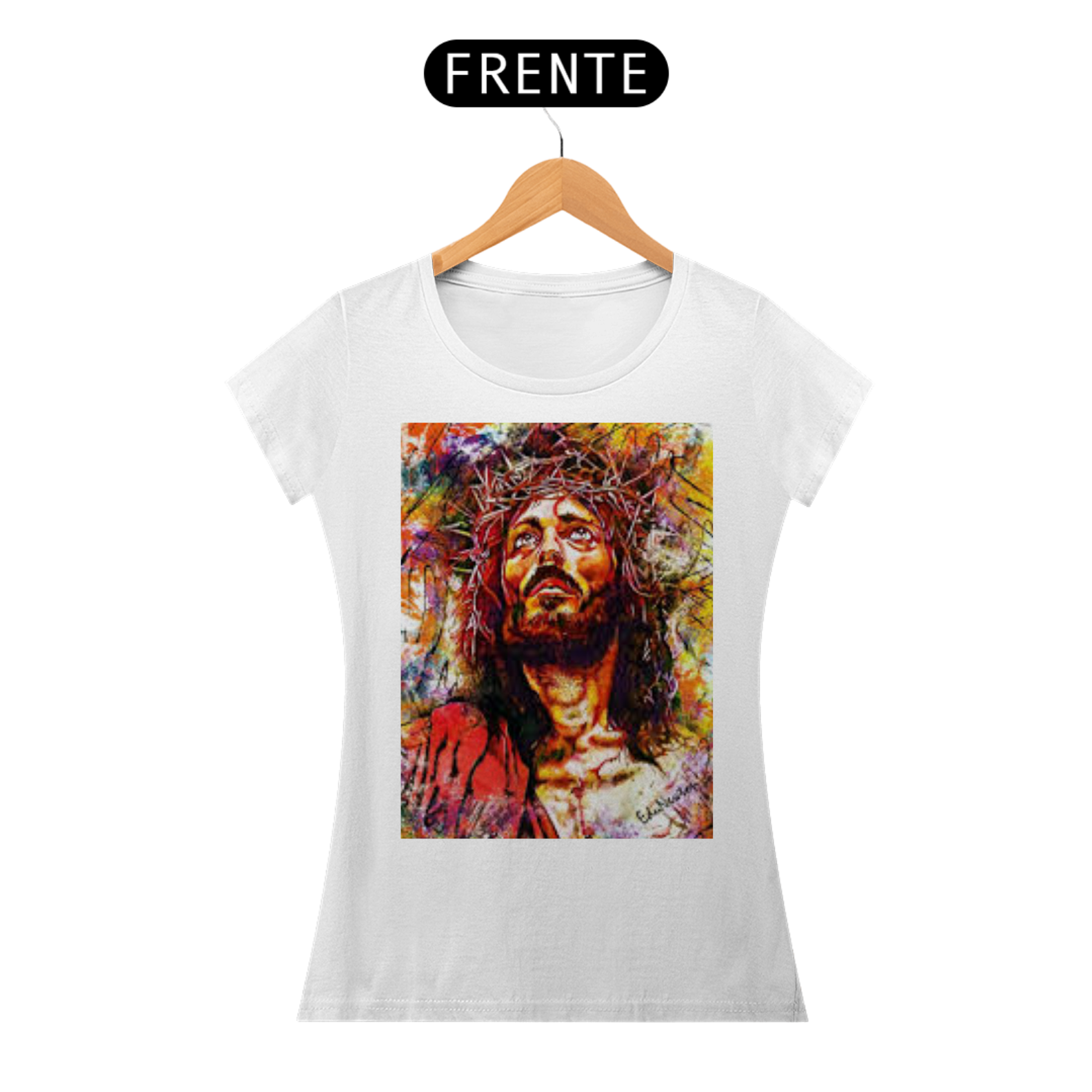T-SHIRT JESUS CRISTO FEM