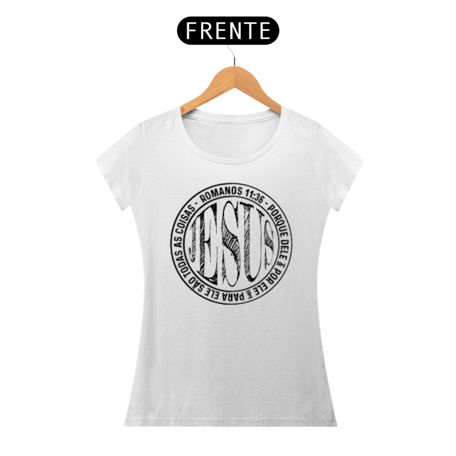 T-SHIRT JESUS CRISTO FEM