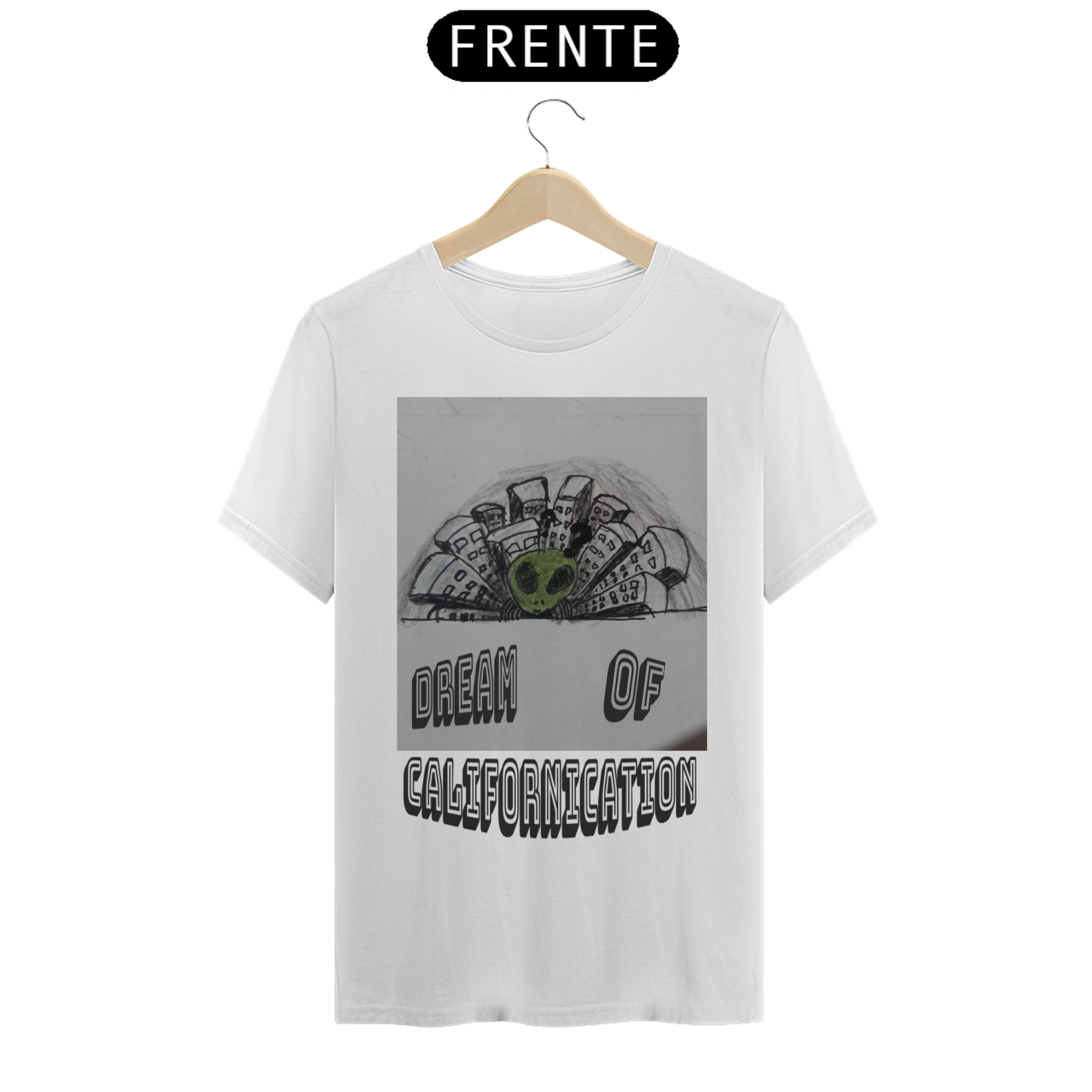 Camisa de californização com estampa  