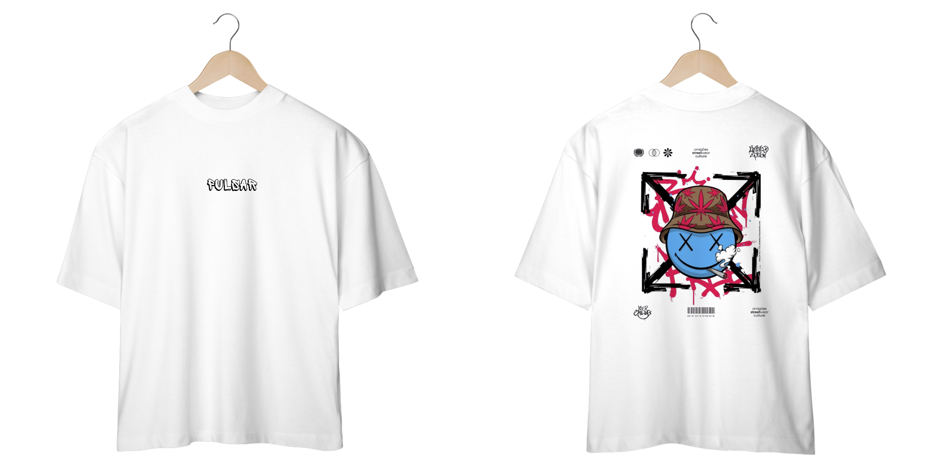 Camiseta Oversized High Amigões