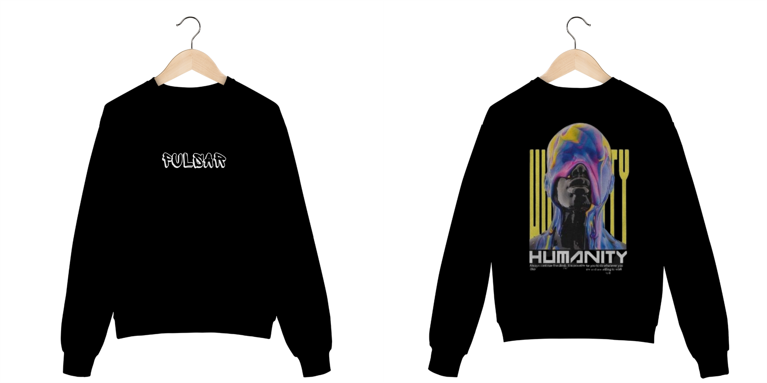 Blusa Moletom Fechado Preto