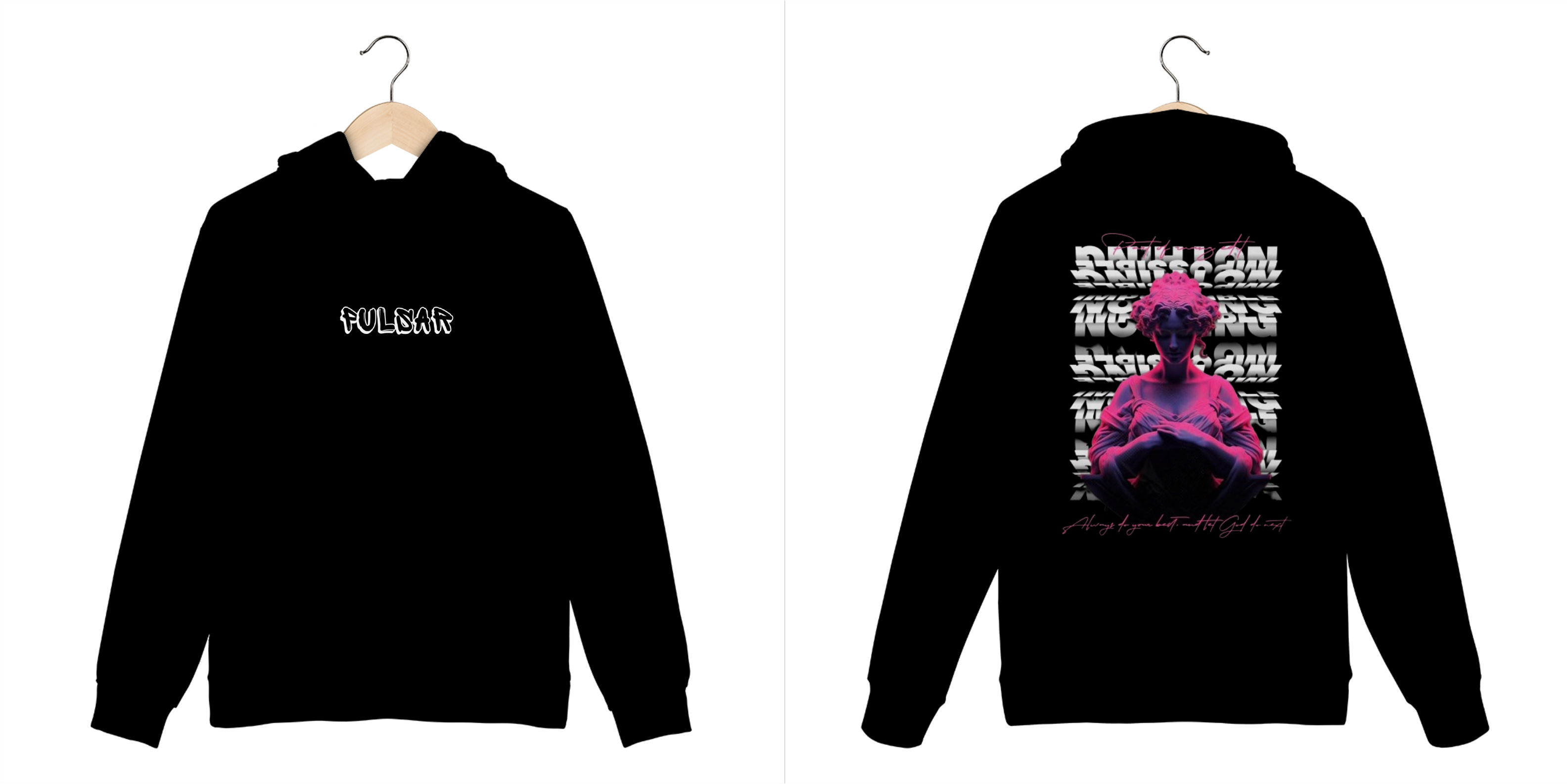 Blusa Moletom Canguru Preto 