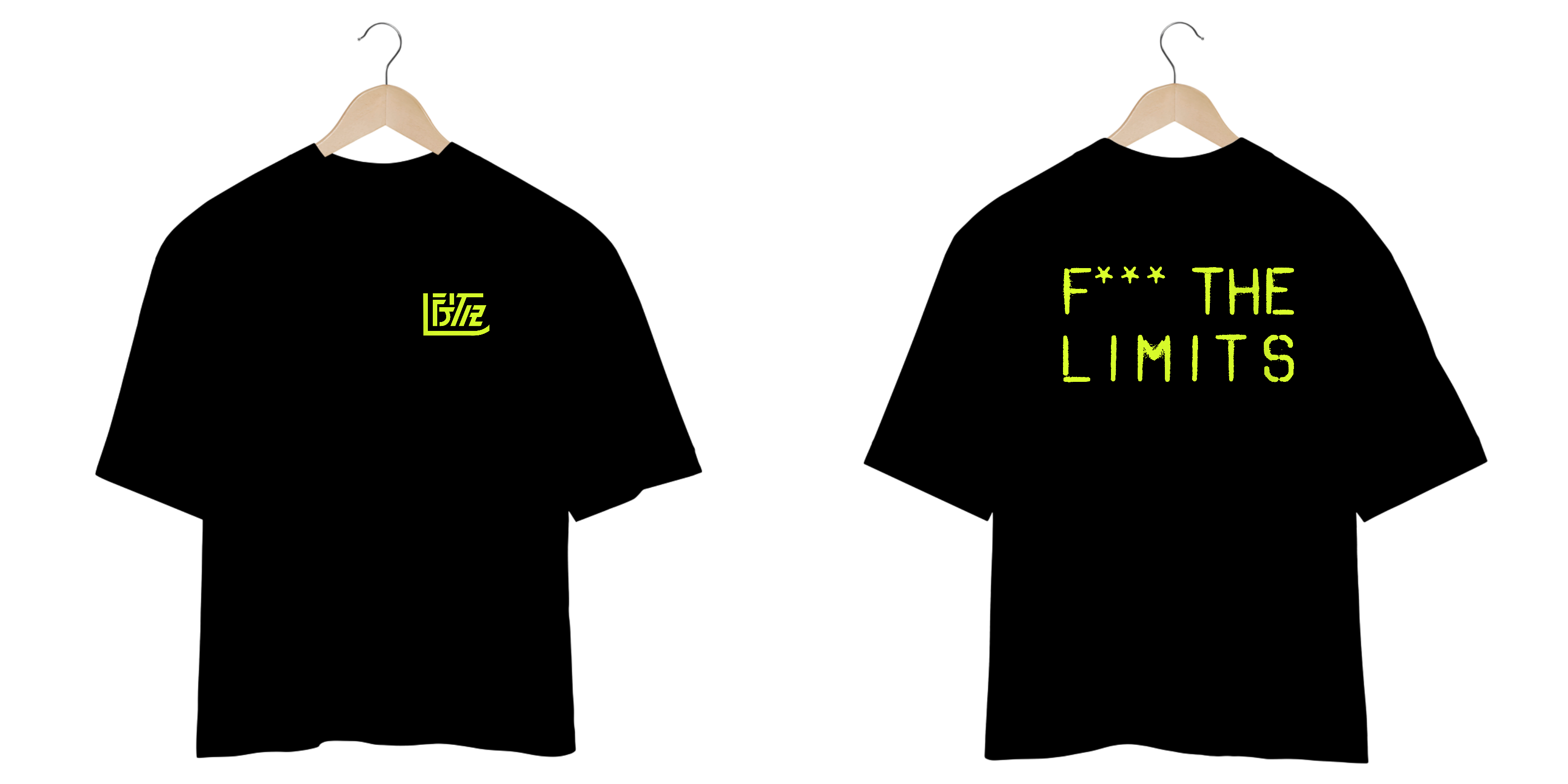 Camiseta Oversized Camiseta Oversized Fuck The limits R$150,00 em