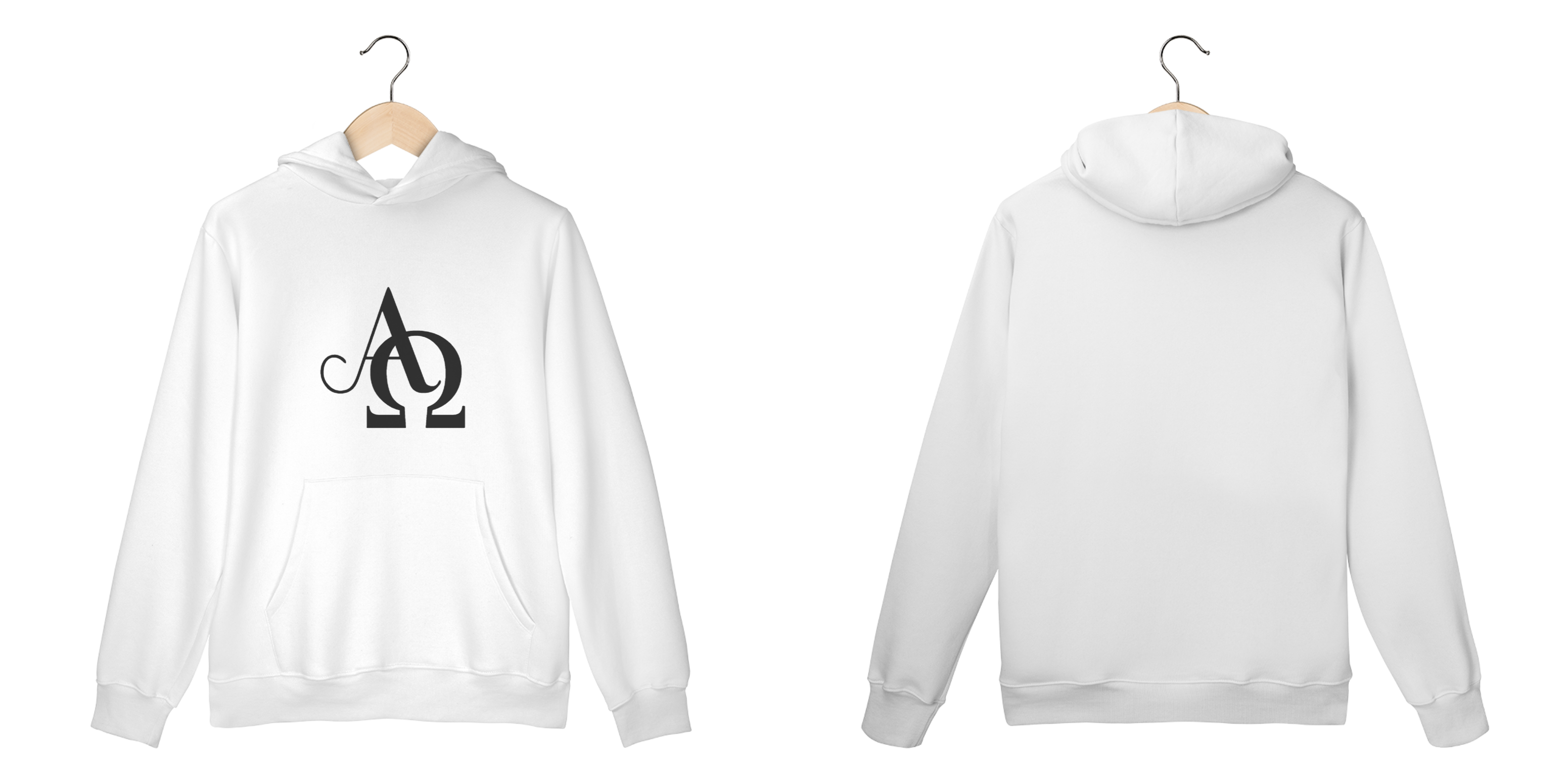 Moletom Canguru alfa e  ômega