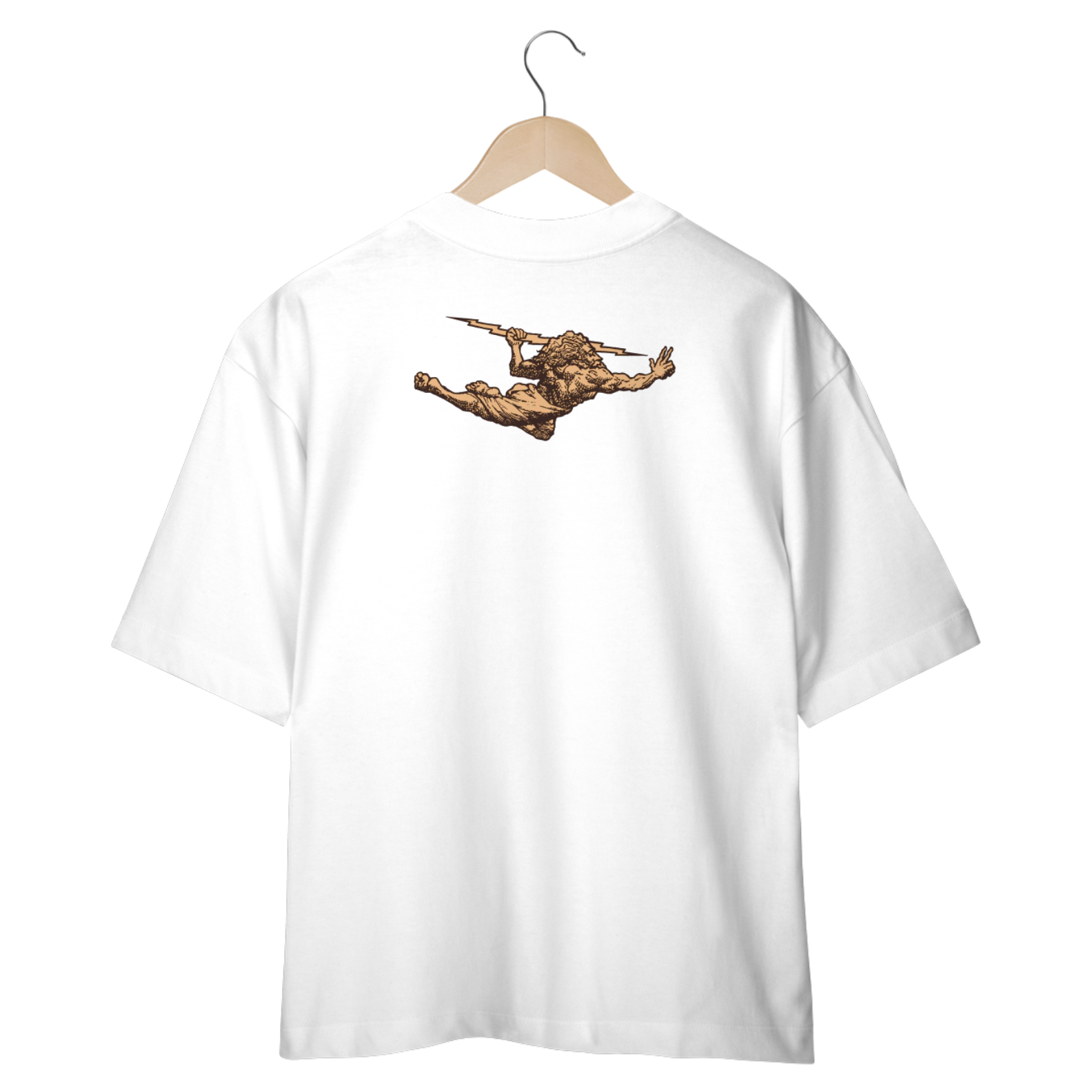 Camiseta Oversized Thunder God Inverted 