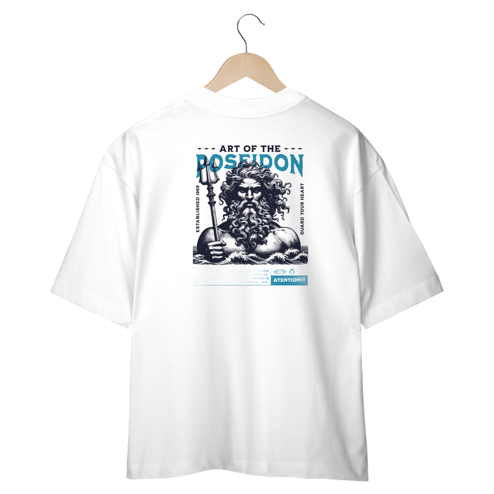 Camiseta Oversized - God of The Sea