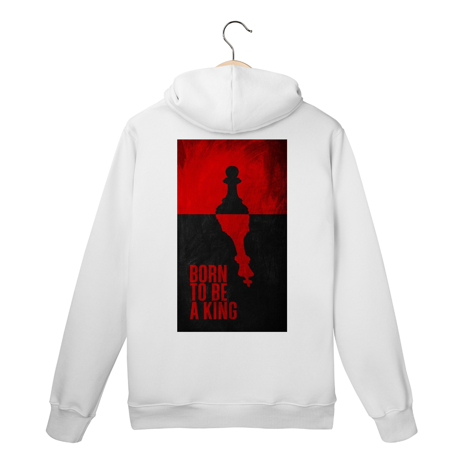 Moletom Canguru Born to Be a King – Drop ENFRENTE