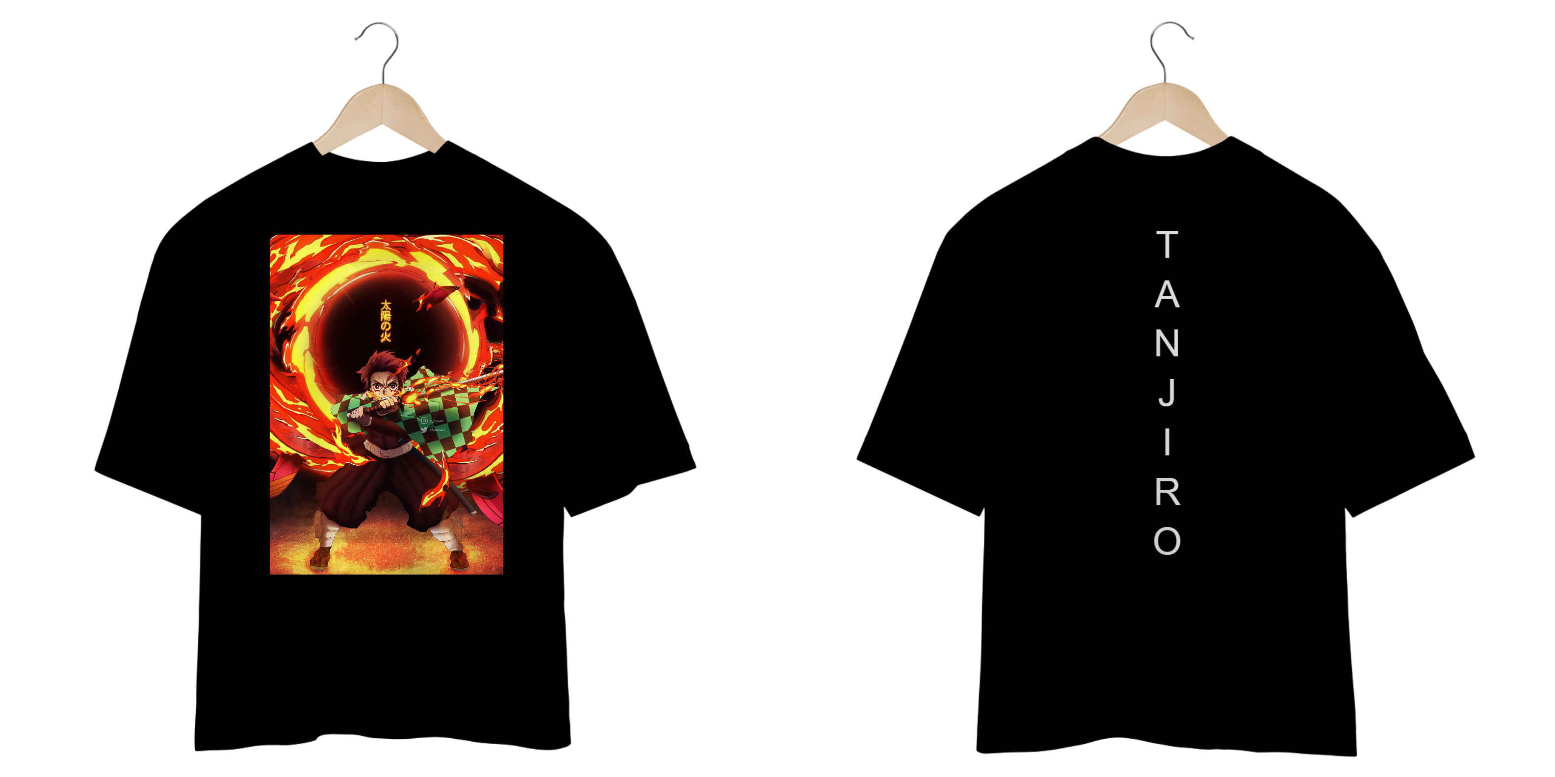 Camiseta Oversized Tanjiro Kamado