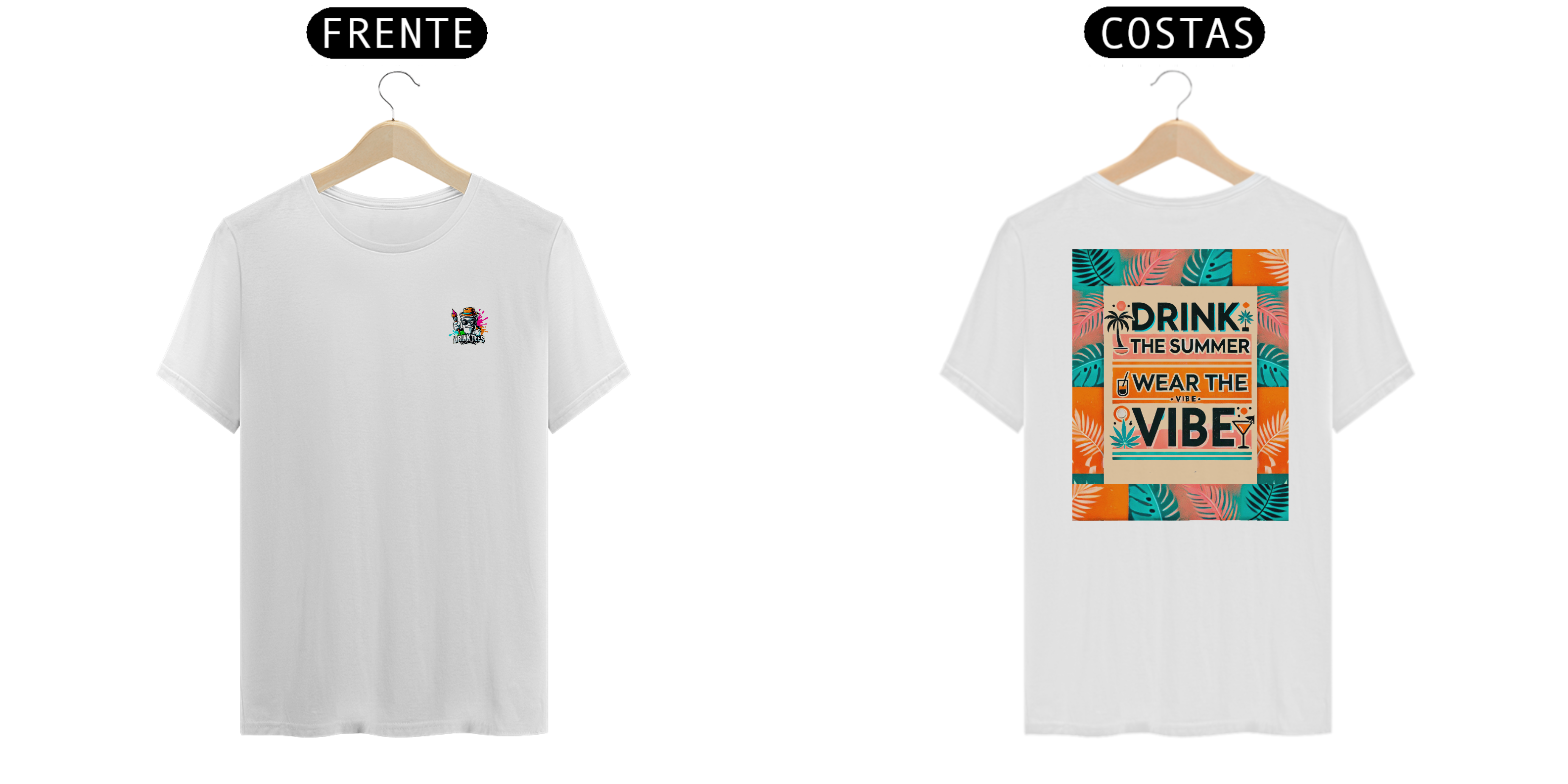 Camiseta Drink Tees Premium – Sofisticação e Conforto em Cada Detalhe
