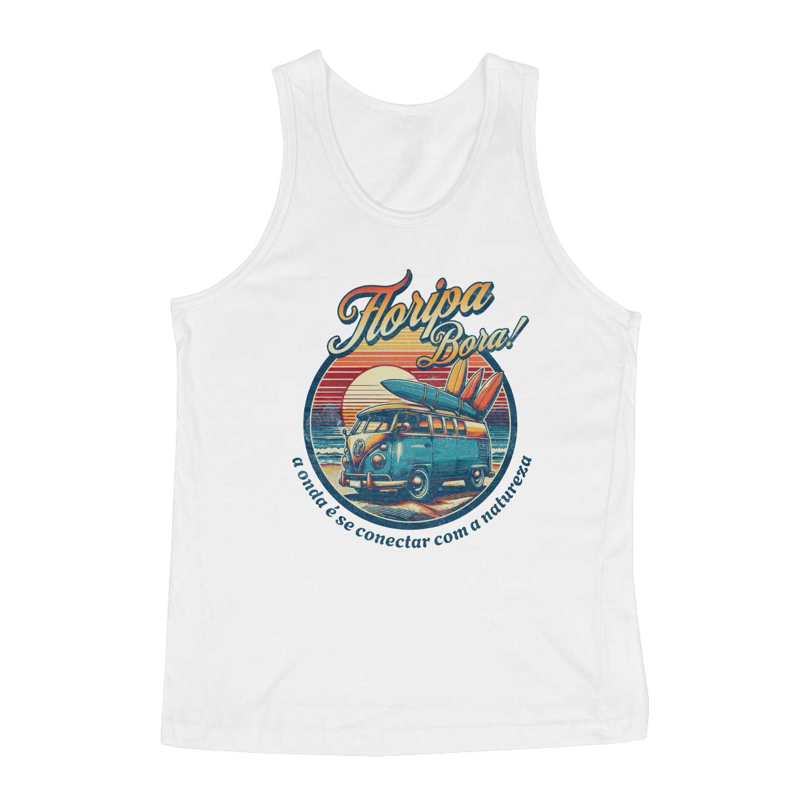  Camiseta Regata Floripa Bora!
