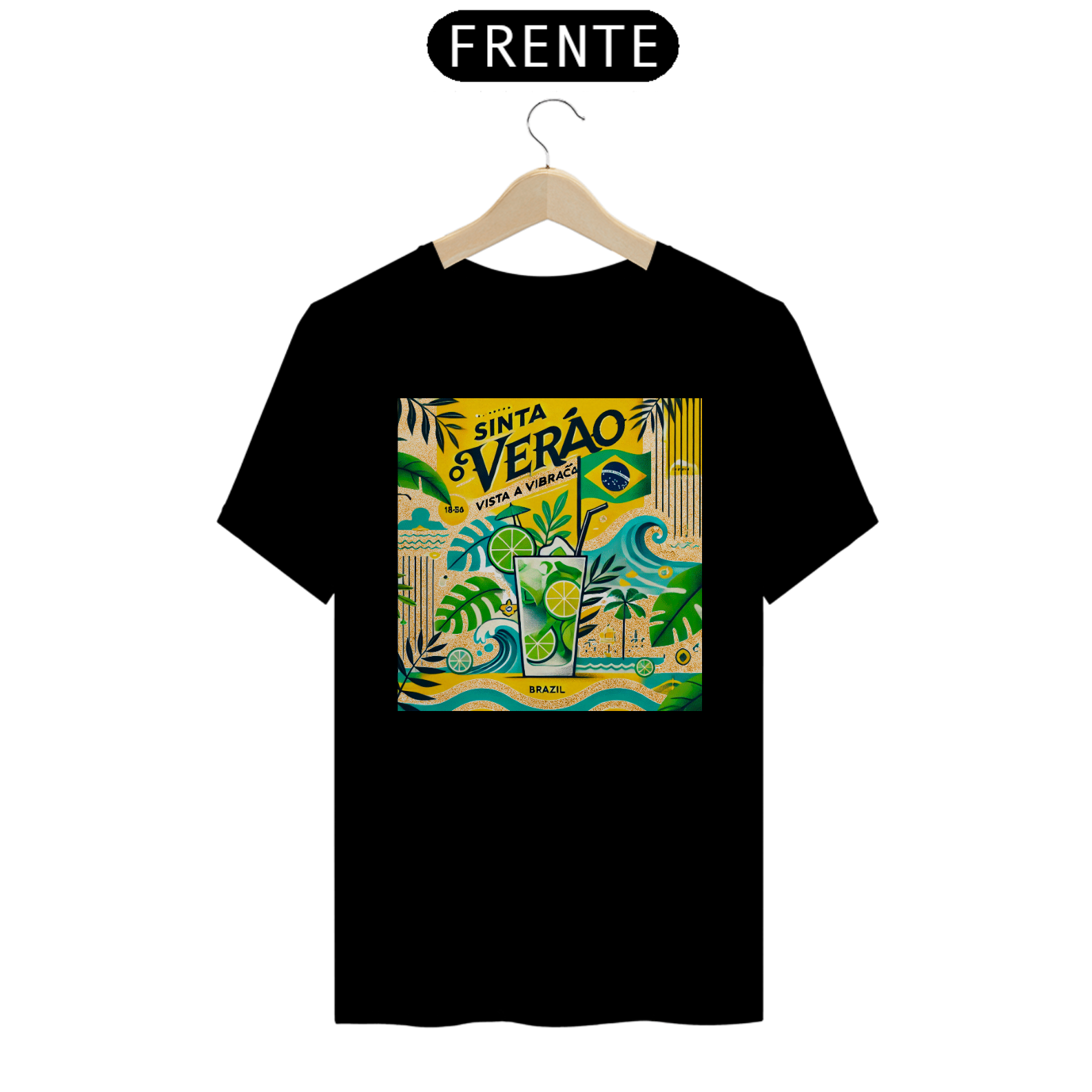 Camiseta Sinta o Verão - Vibração Brasileira Tropical