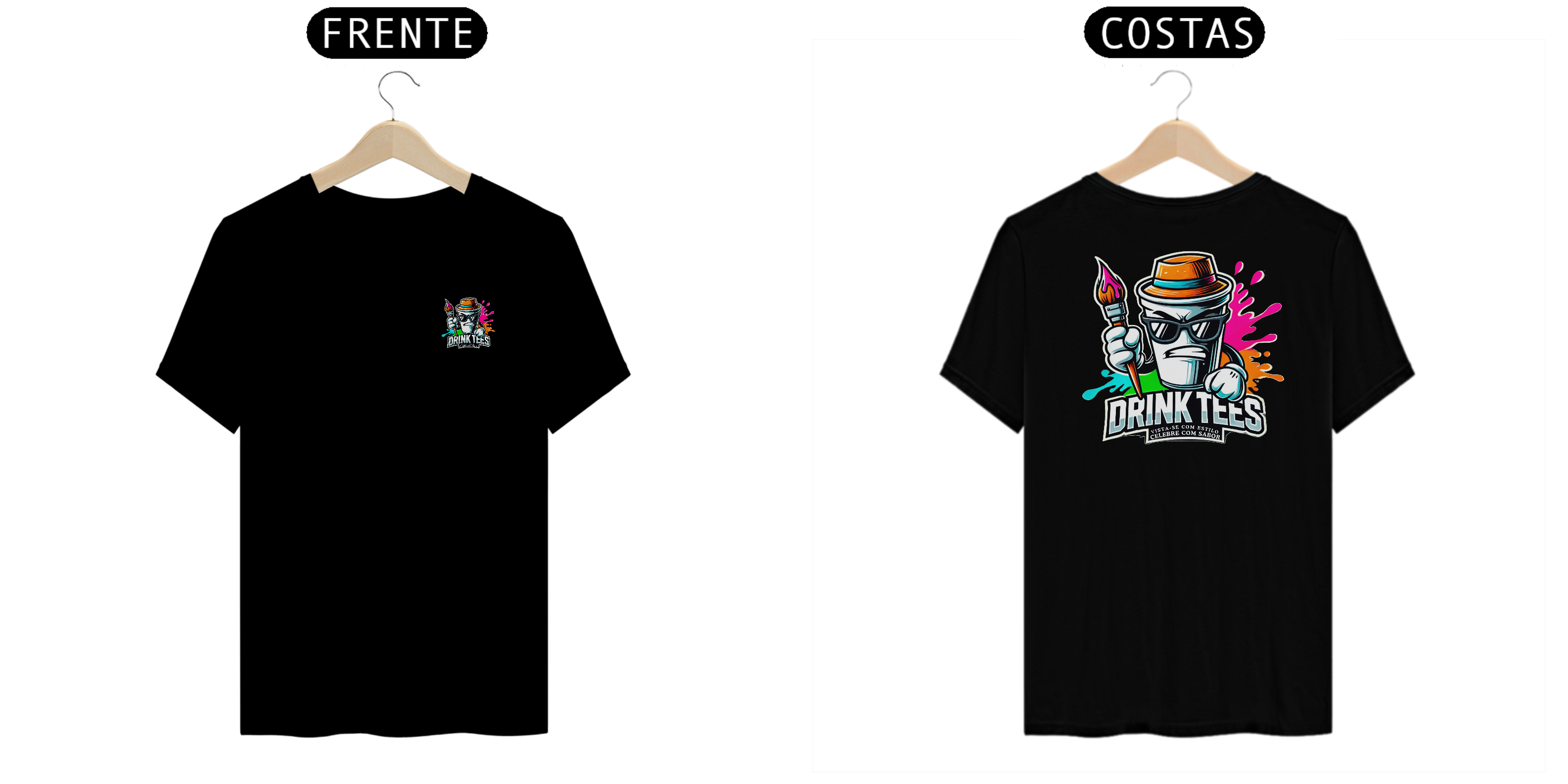 Camiseta Drink Tees Premium – Sofisticação e Conforto em Cada Detalhe