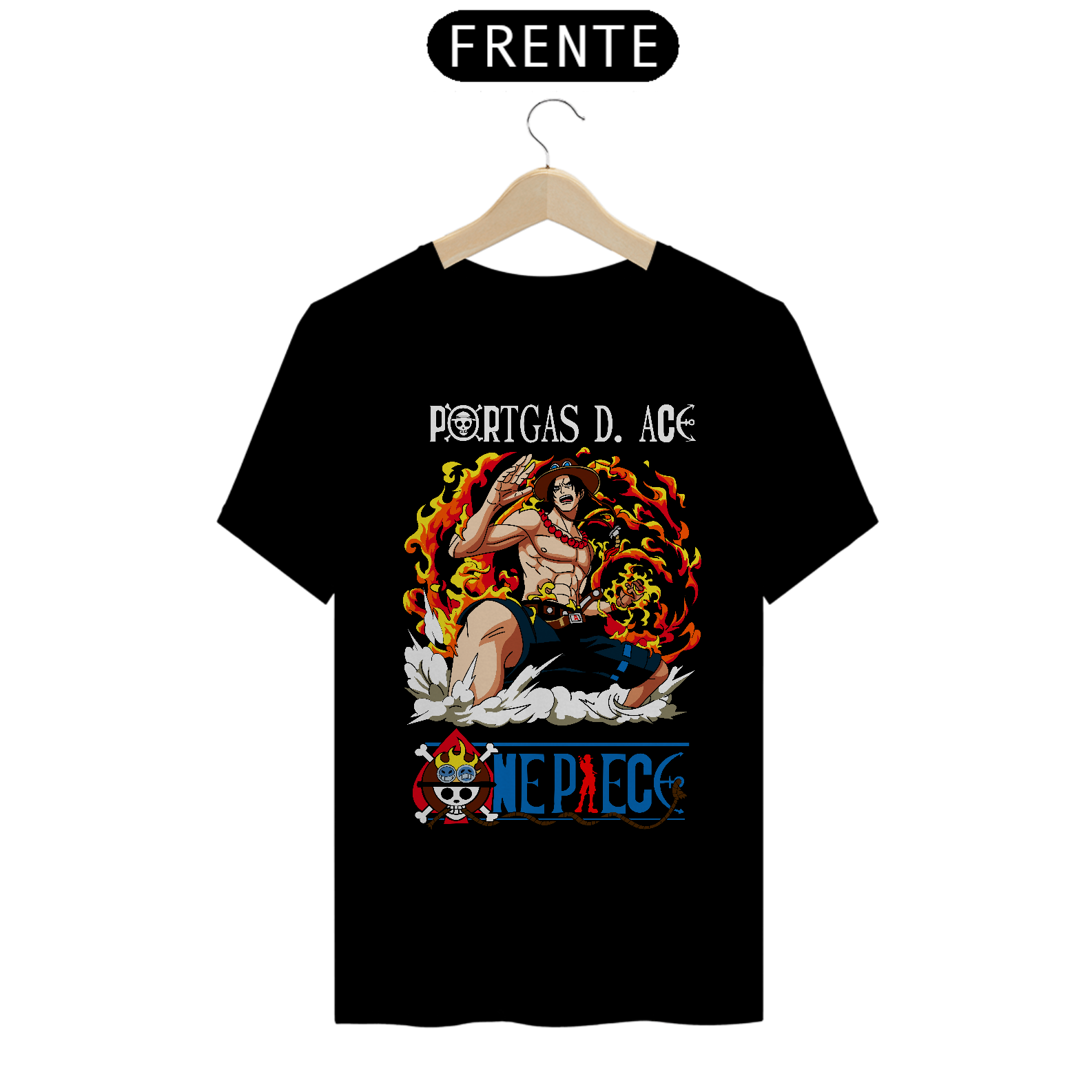Camiseta Portgas D. Ace - One Piece