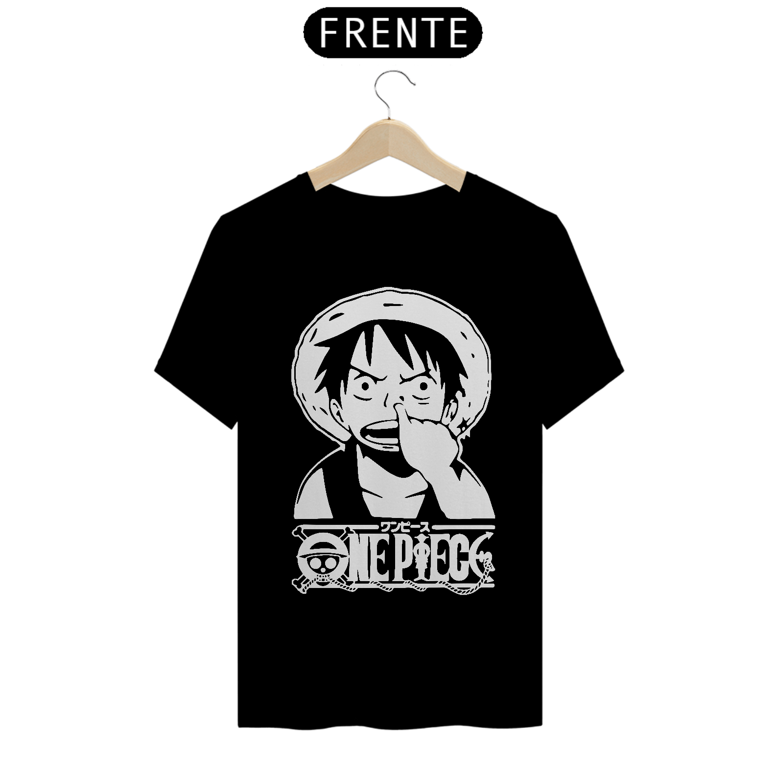 Camiseta Luffy picking nariz - one piece