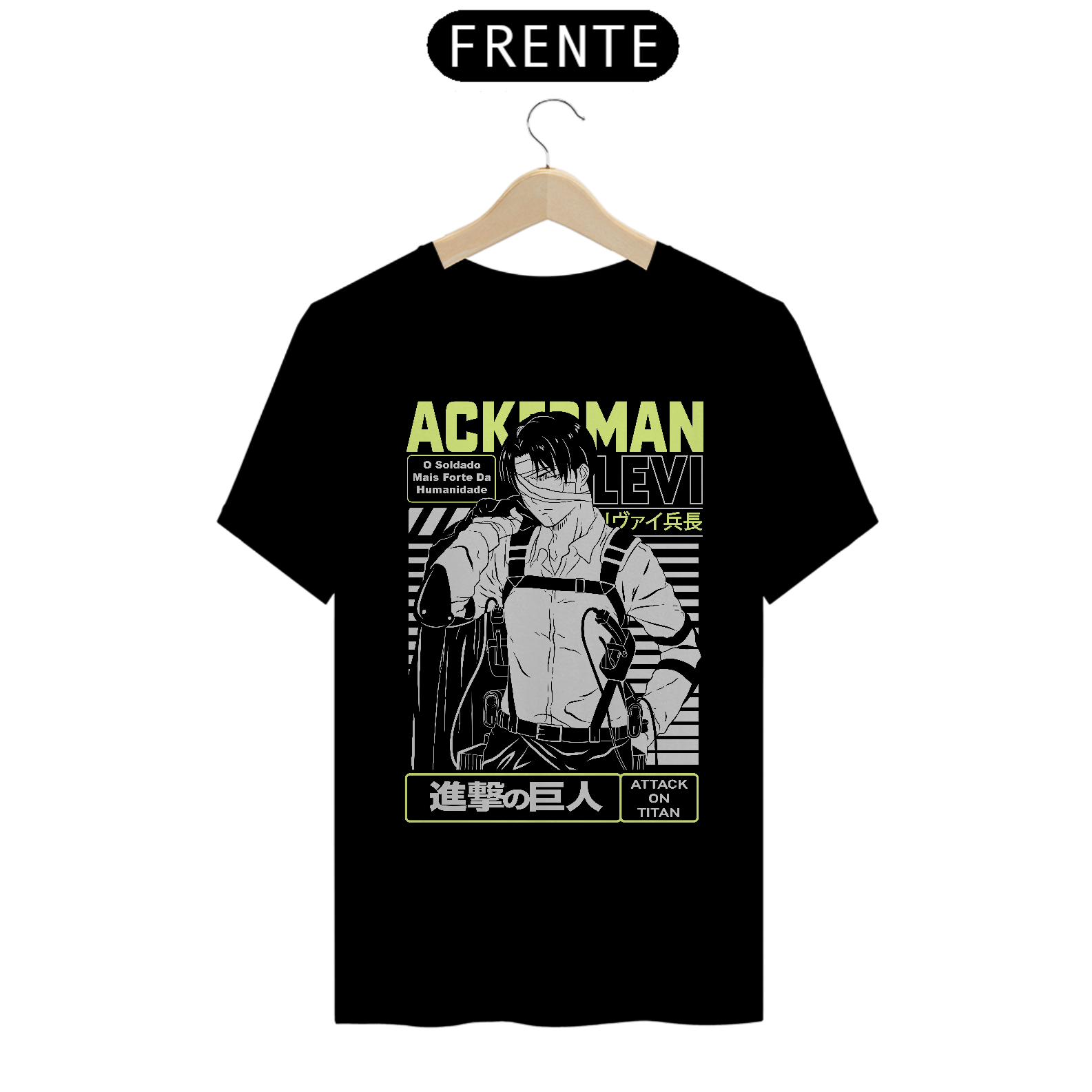 Camiseta Levi Ackerman - Attack on Titan