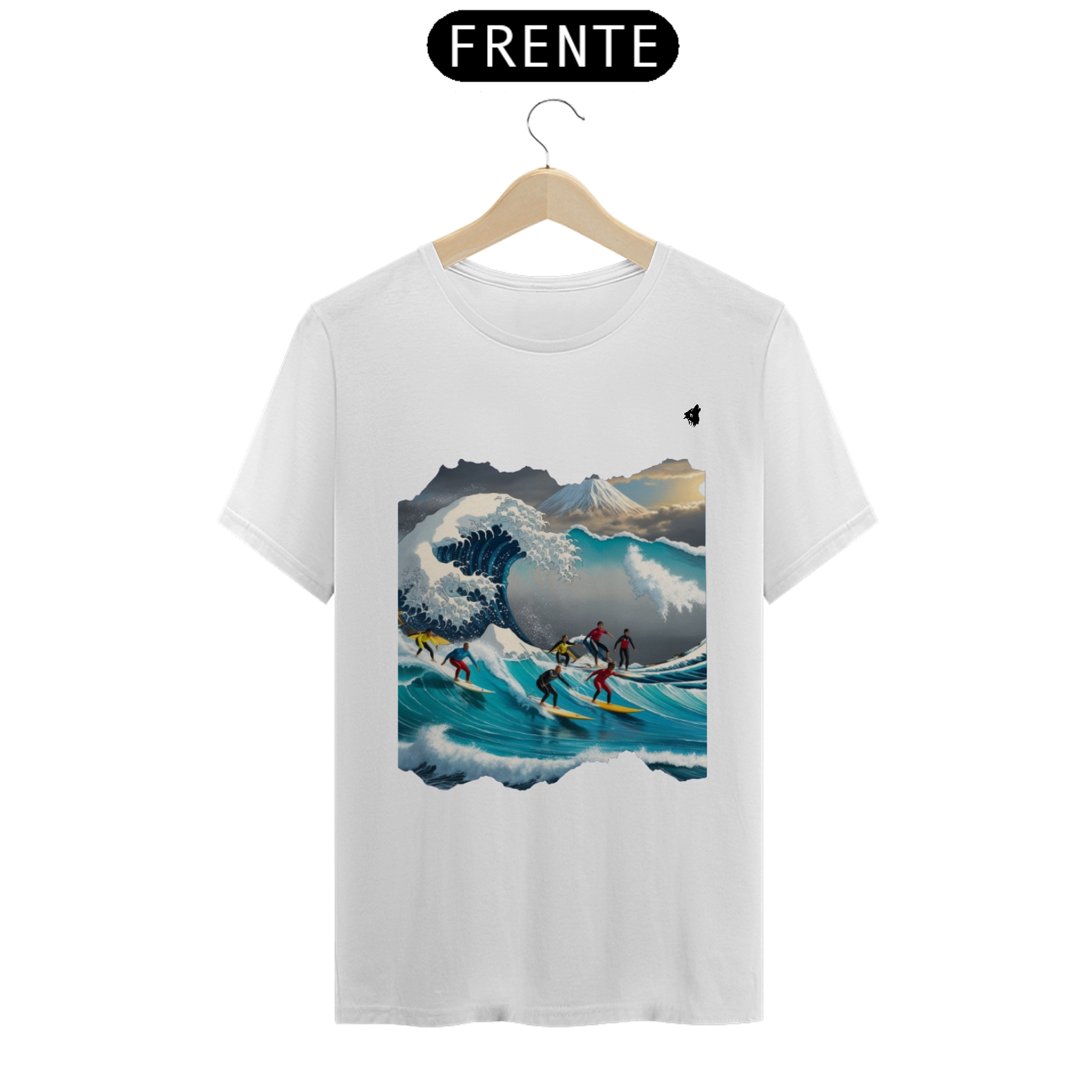 camiseta a grande onda