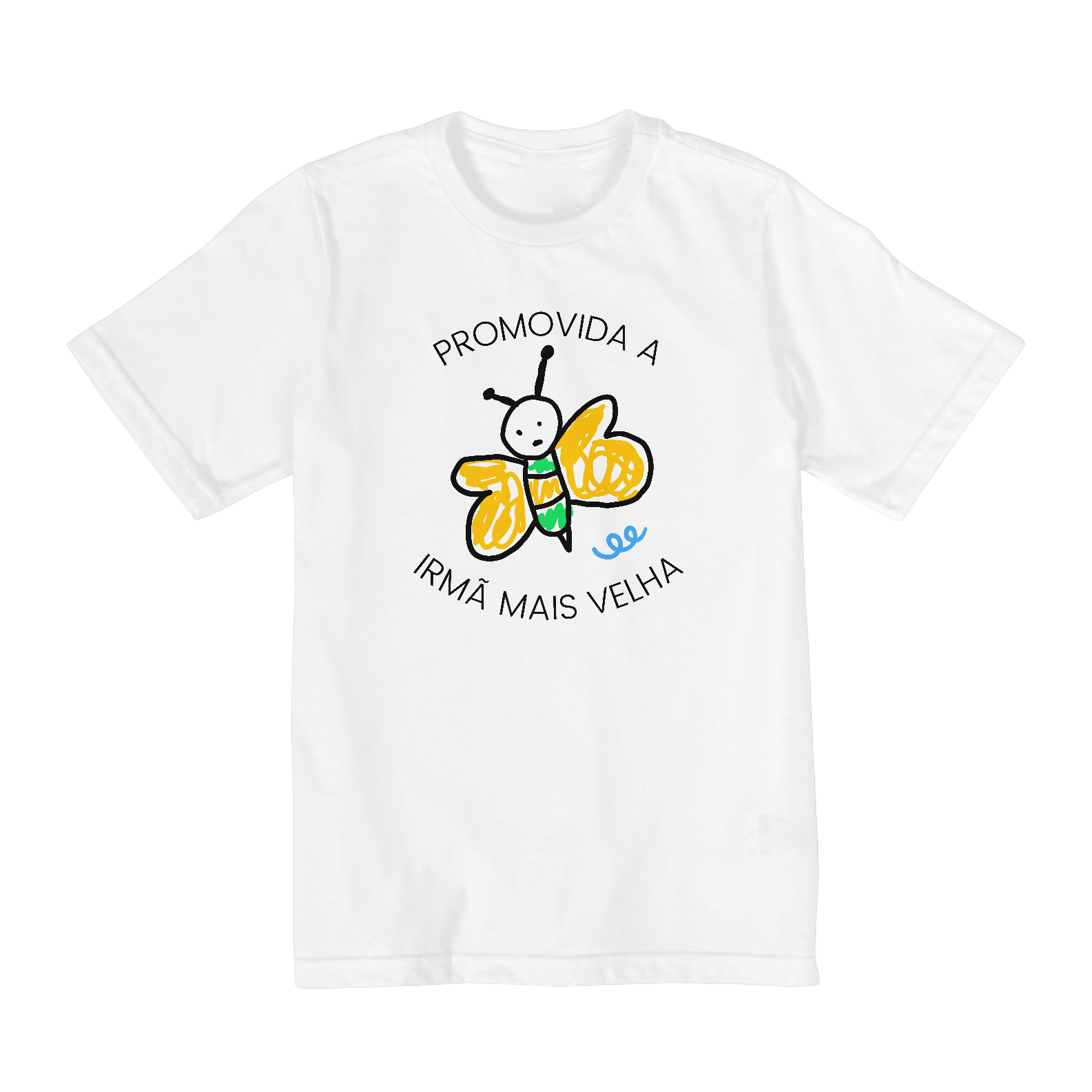 Camiseta Infantil - Promovida a irmã mais velha