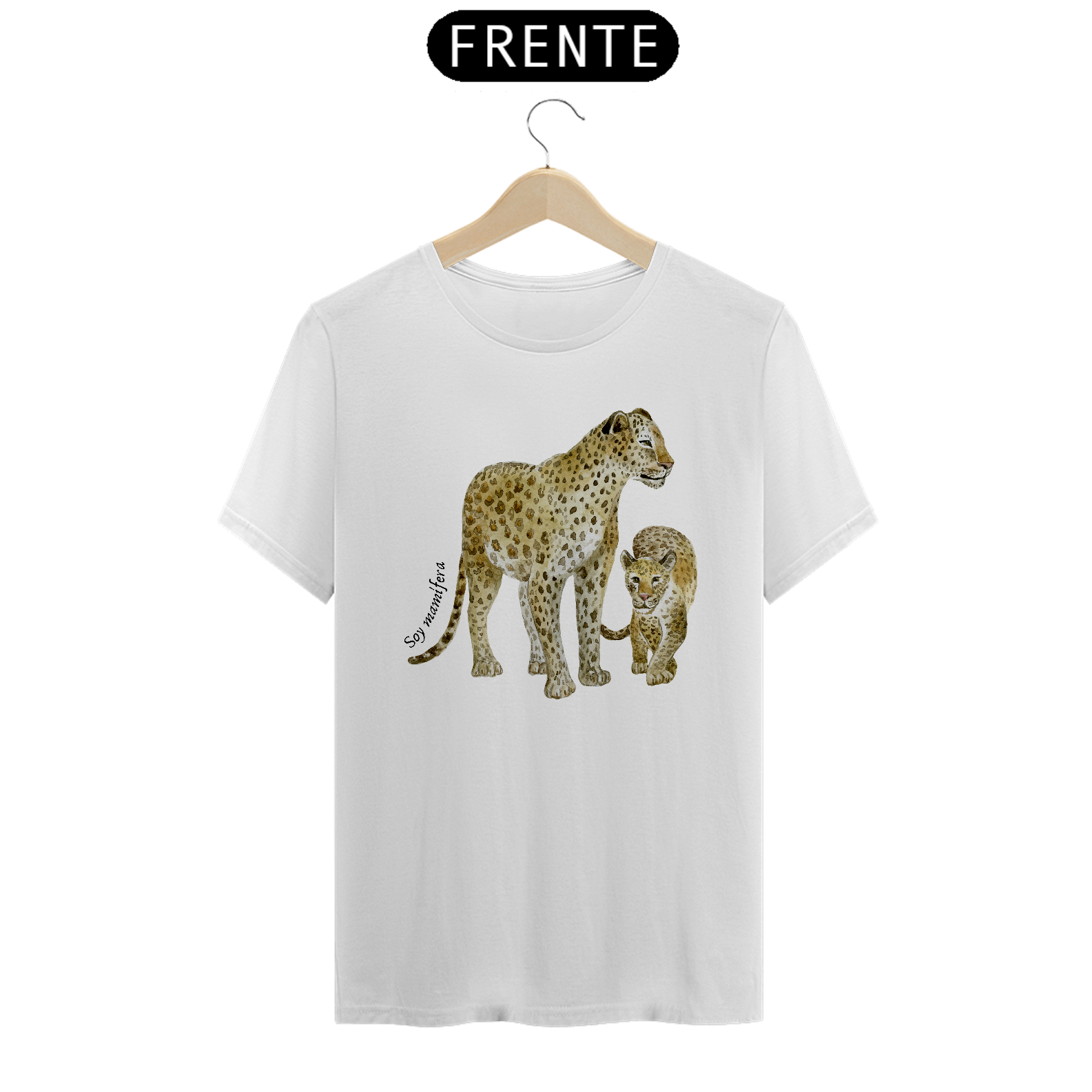 T-shirt Mamíferas - Leopardo