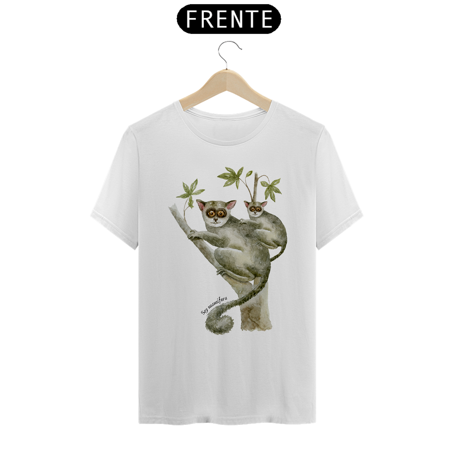T-shirt Mamíferas - Lêmure