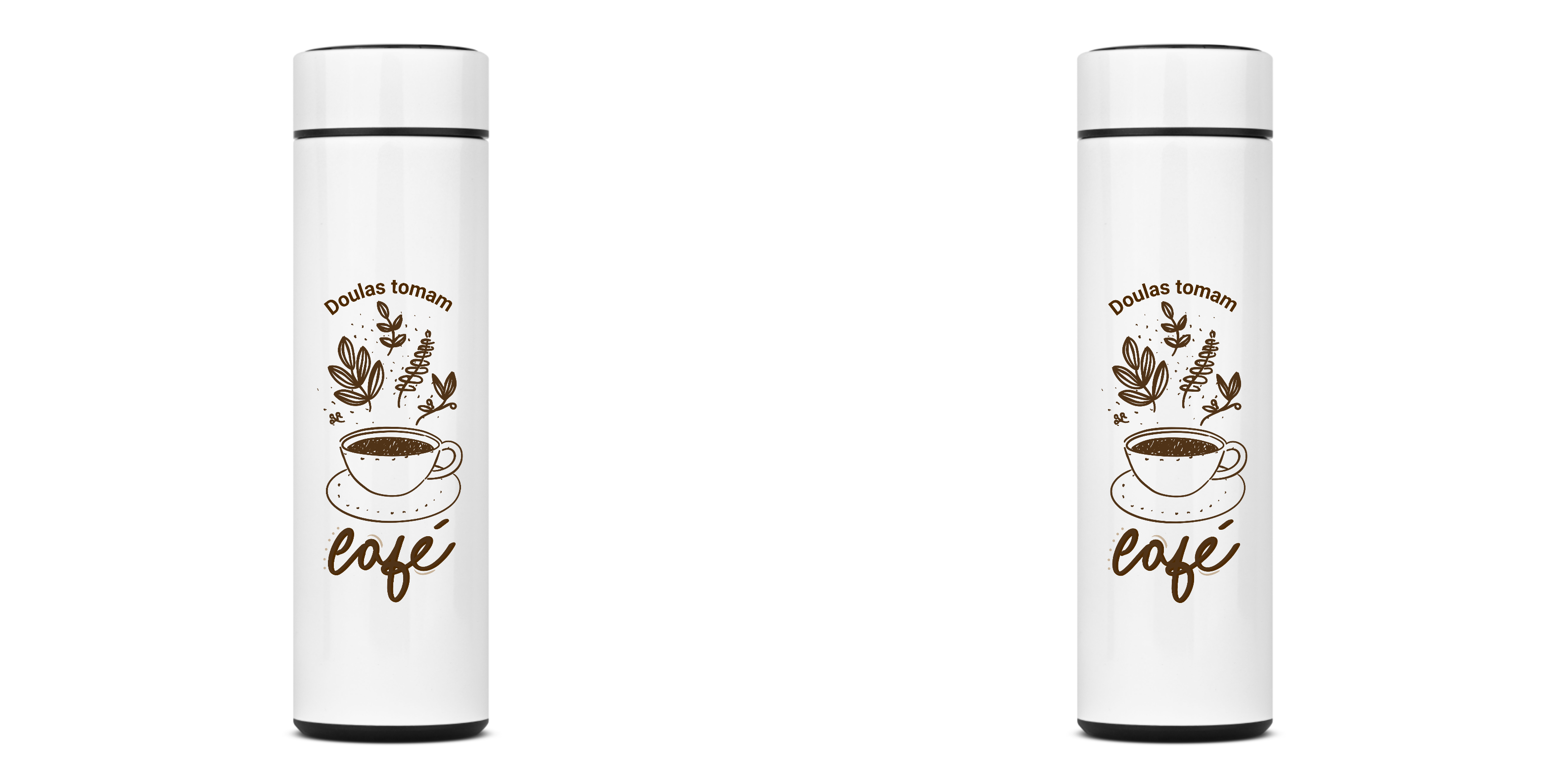 Garrafa Térmica - Doulas tomam café