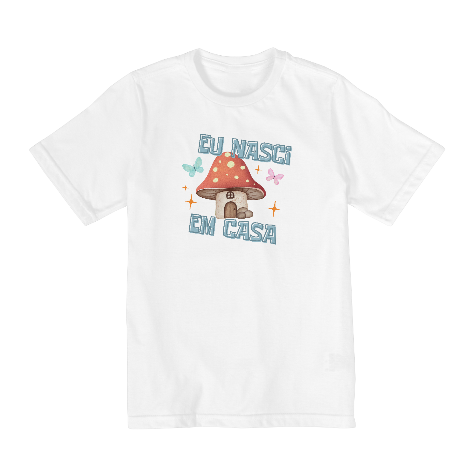Camiseta Infantil (10 a 14) - Cogumelo