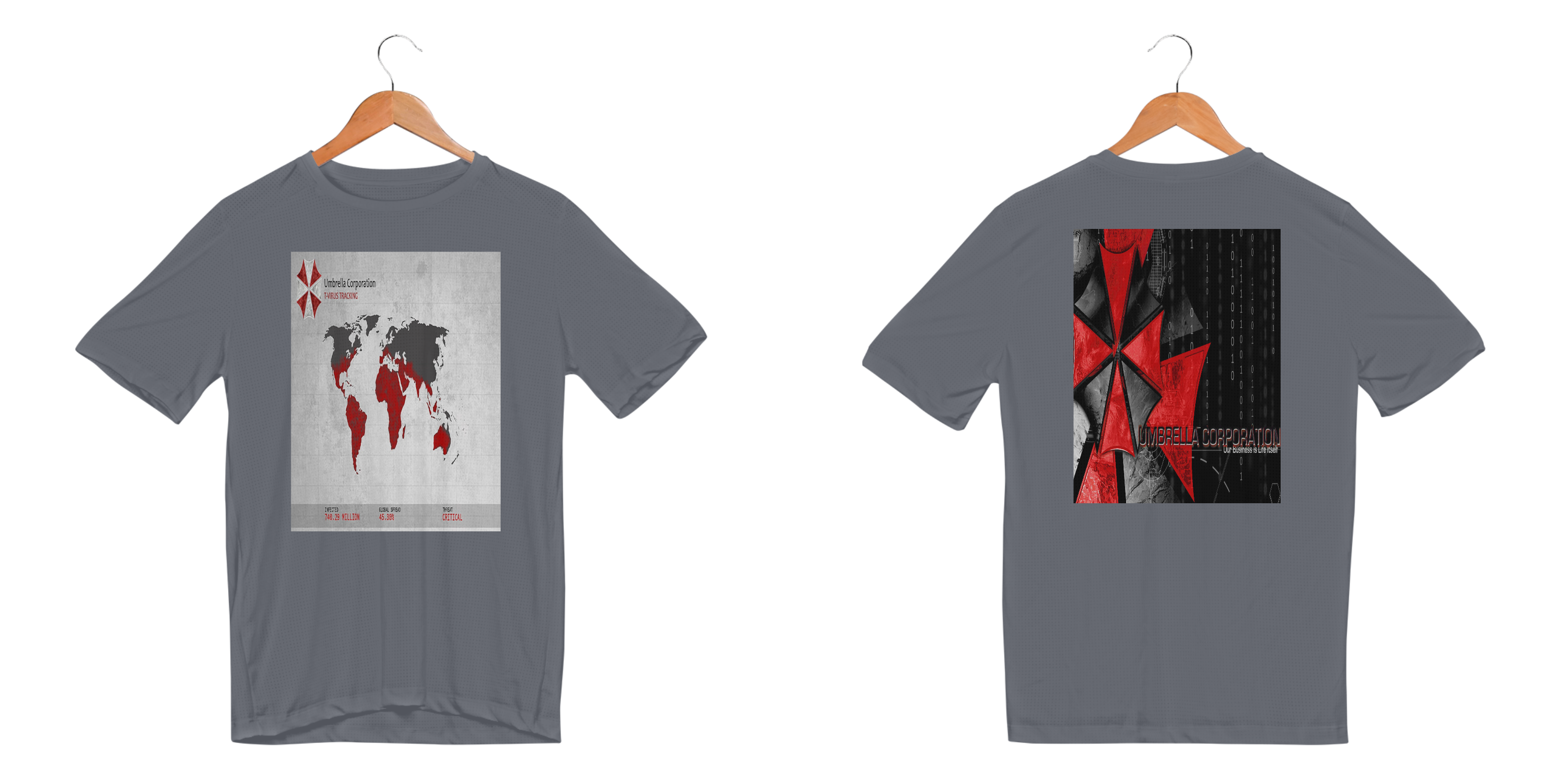 camiseta esportiva resident evil