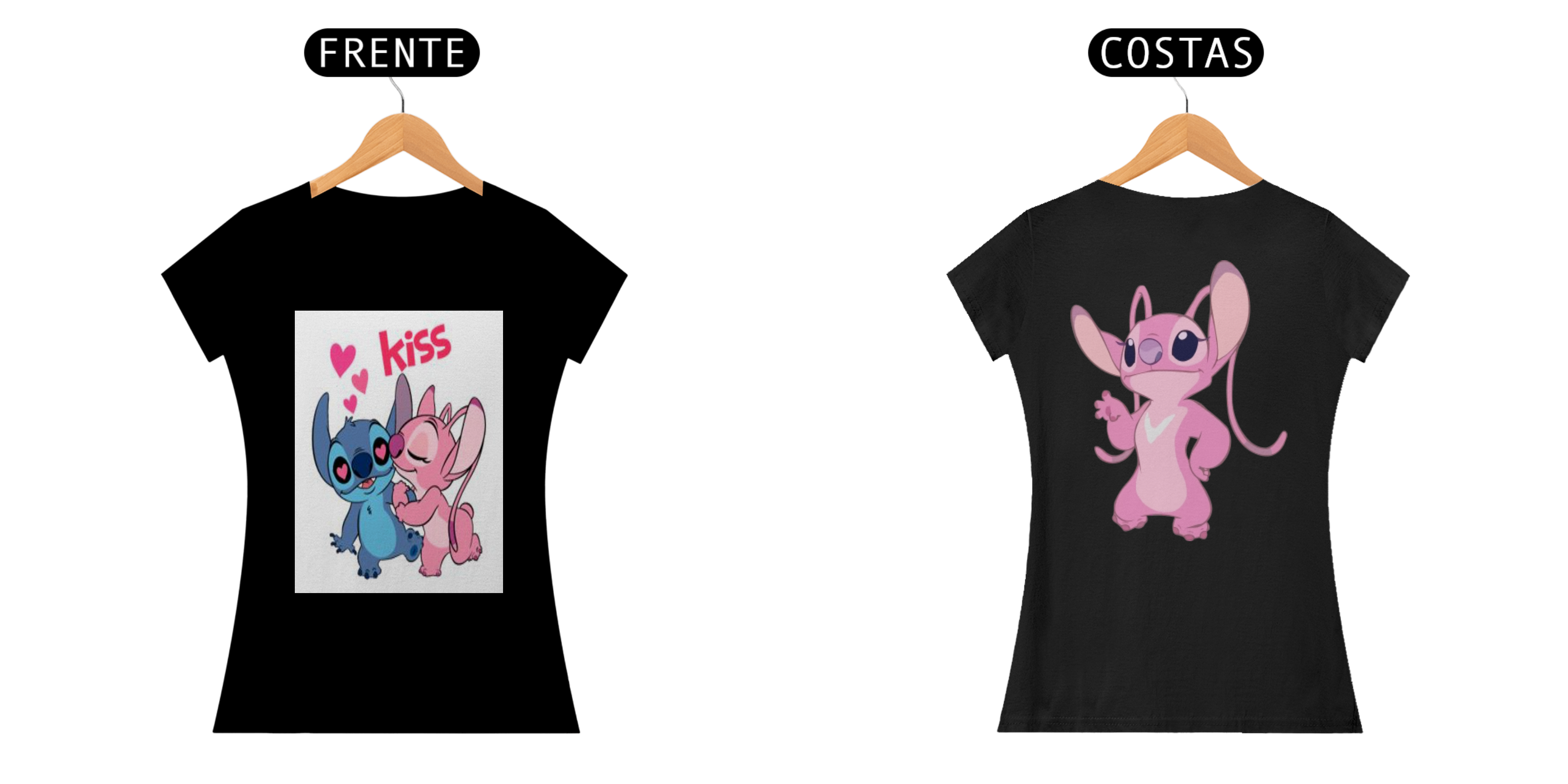 camiseta feminina kiss 