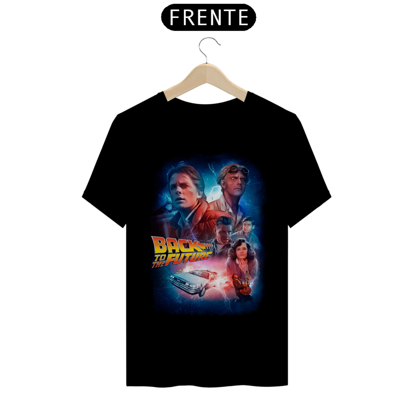 Nome do produto: Camiseta - De volta para o futuro