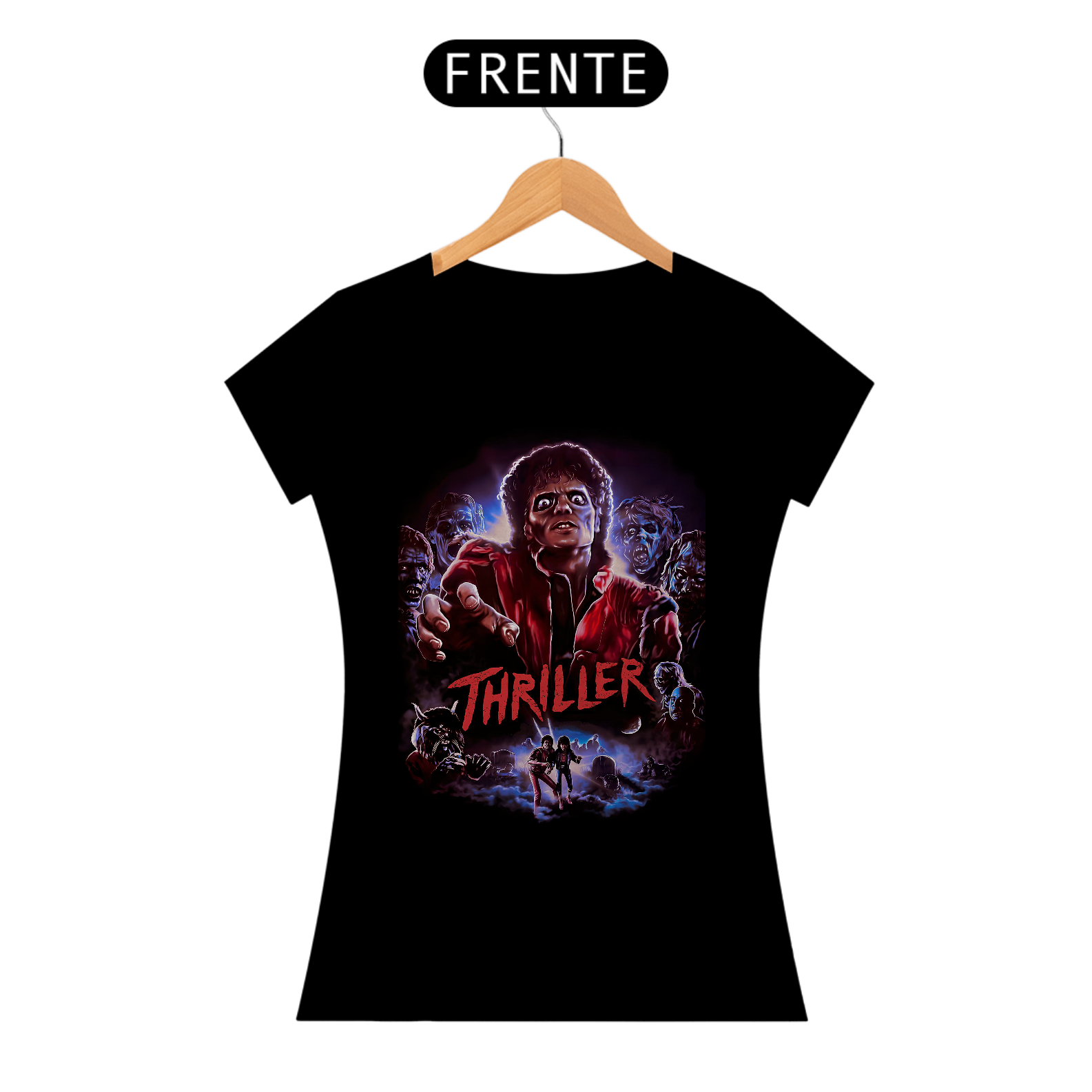 Camiseta Baby Look - Thriller