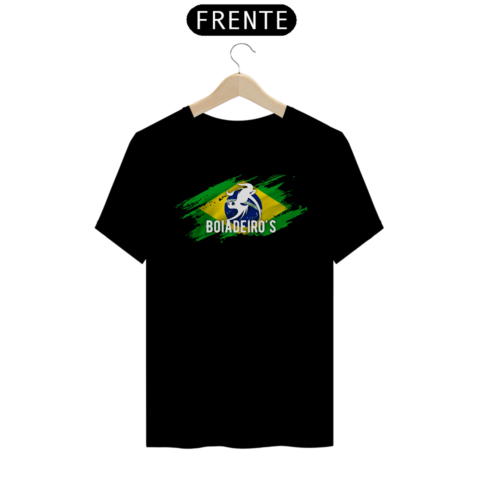 Camiseta Preta Boiadeiro