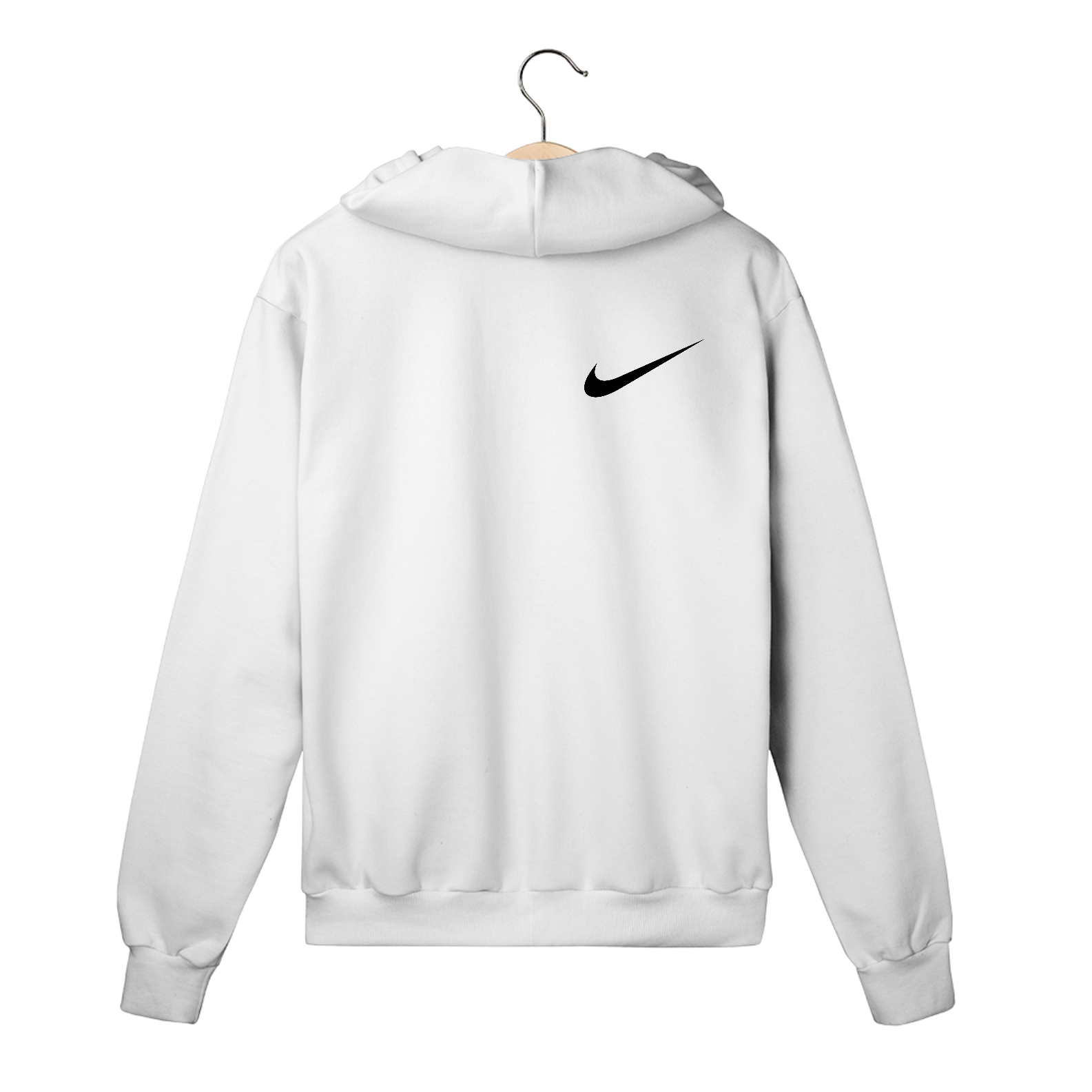 Moletom Nike Branco Uni - Sex Com Ziper