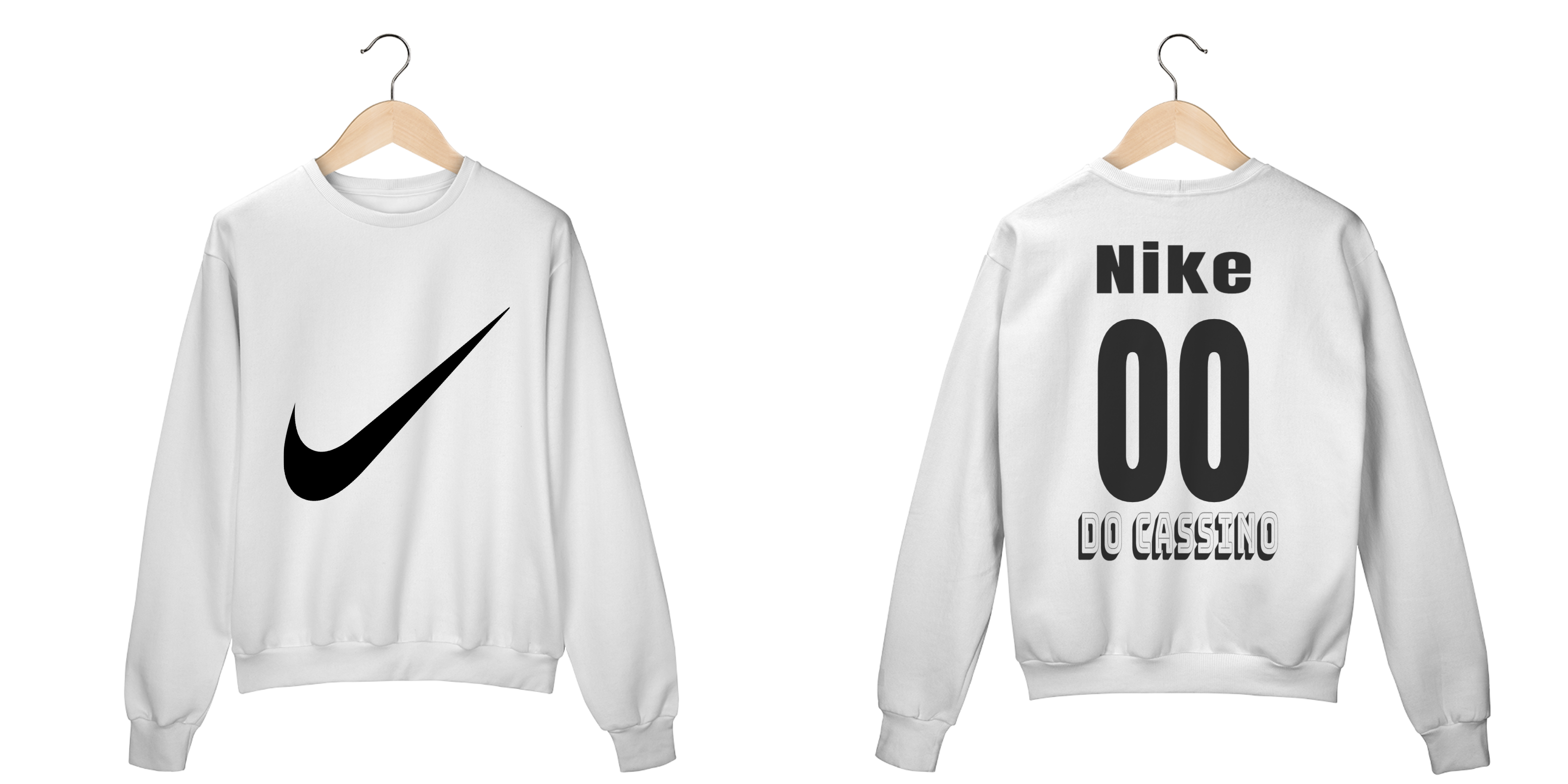 Moletom Nike Branco 00 Do Cassino Fechado