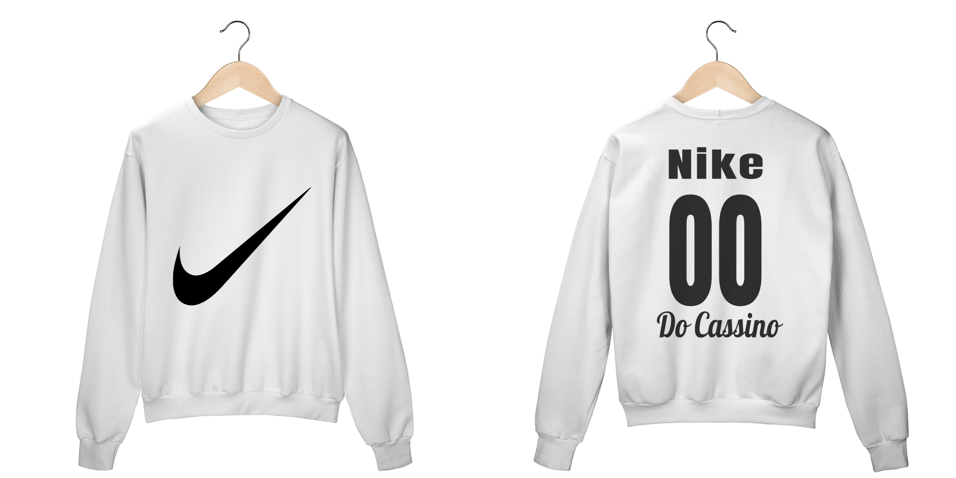 Moletom Nike Branco 00 Do Cassino Fechado