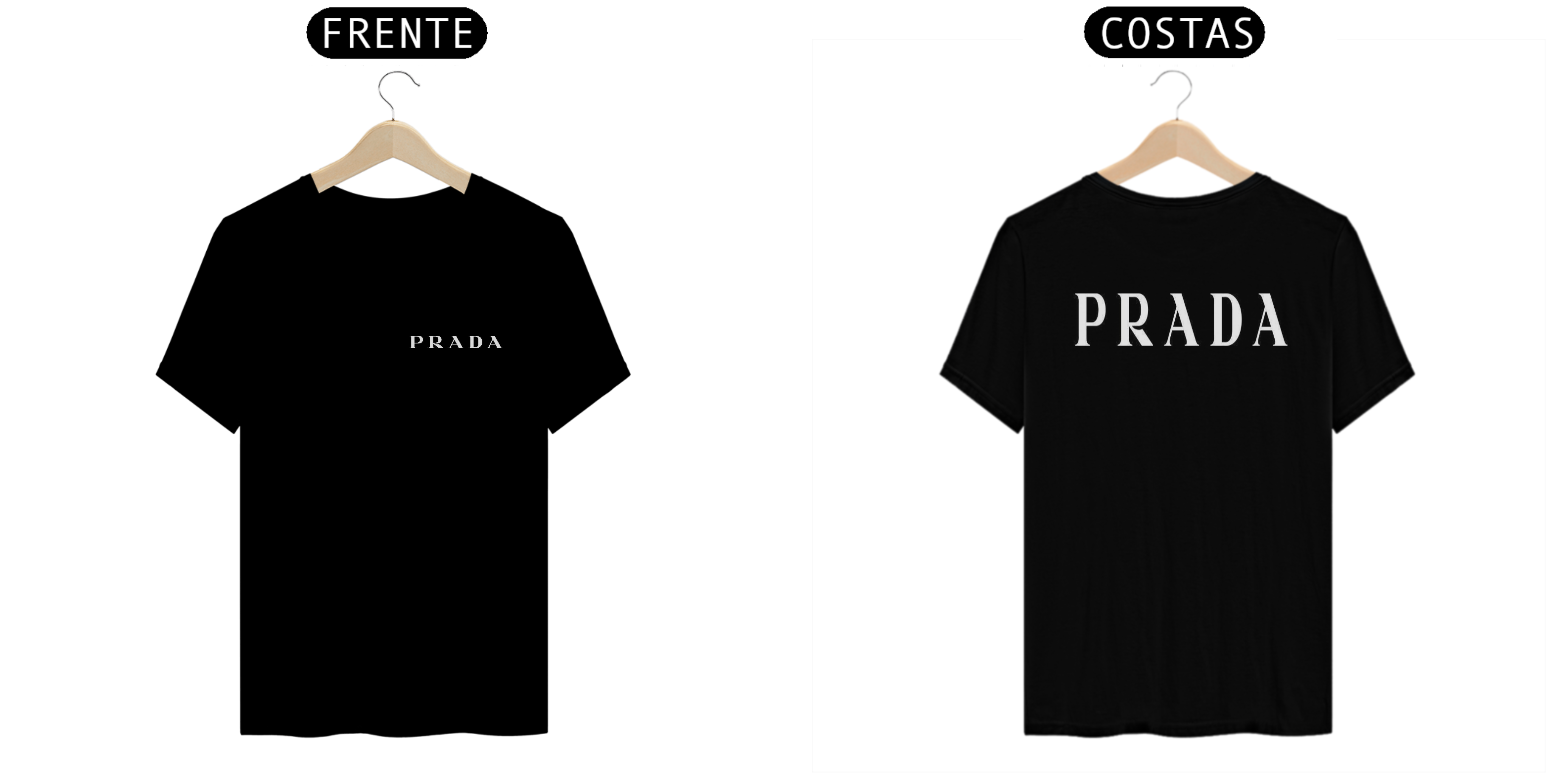 Camisa T-Shirt Prada Prime Black