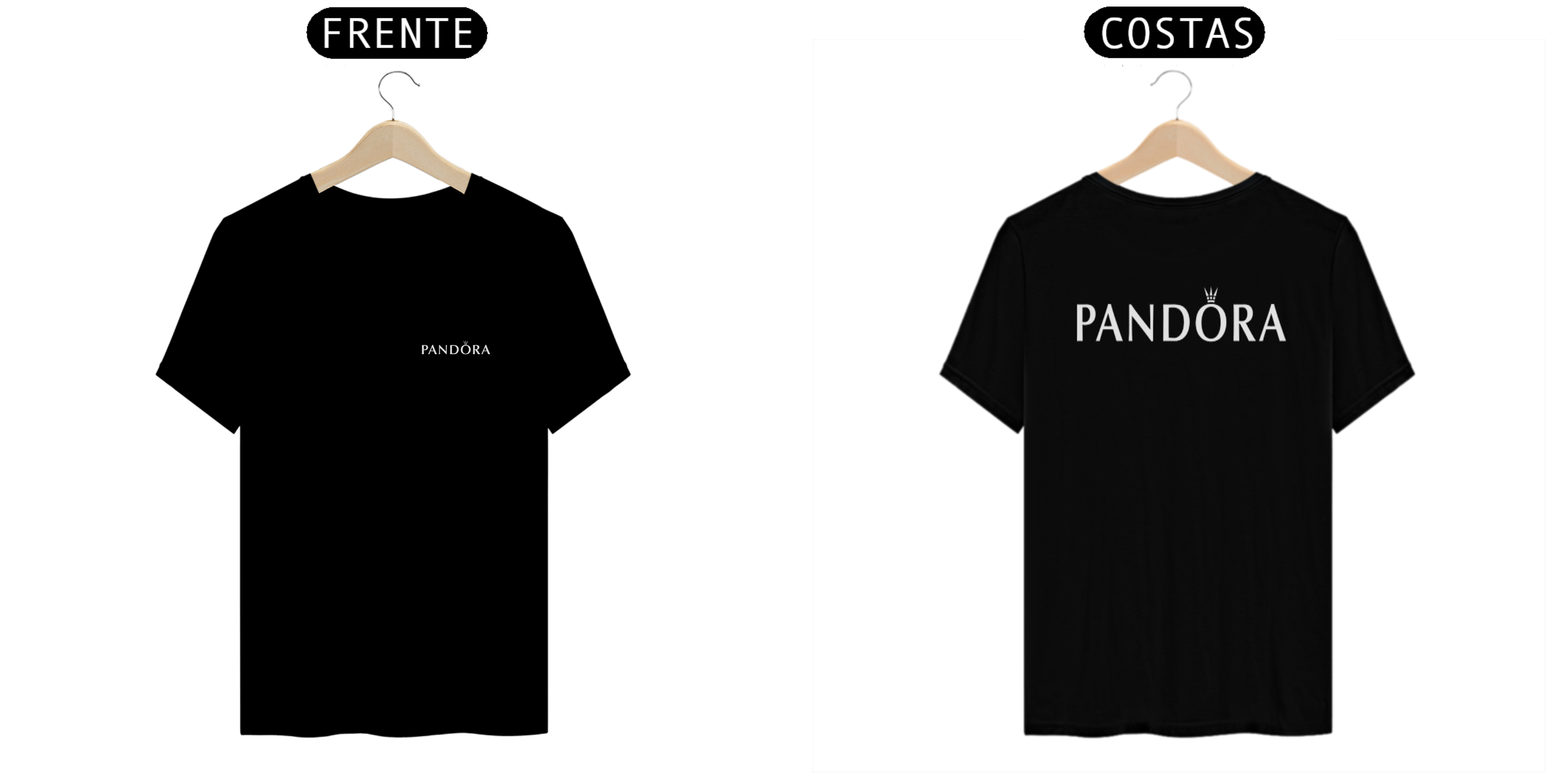 Camisa T-Shirt Pandora Uni-Sex Prime Black