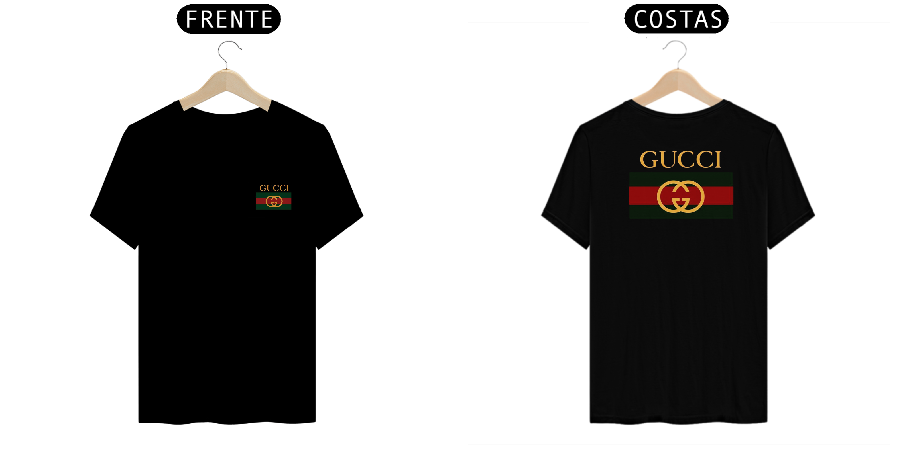 camisa T-Shirt Gucci Prime Black