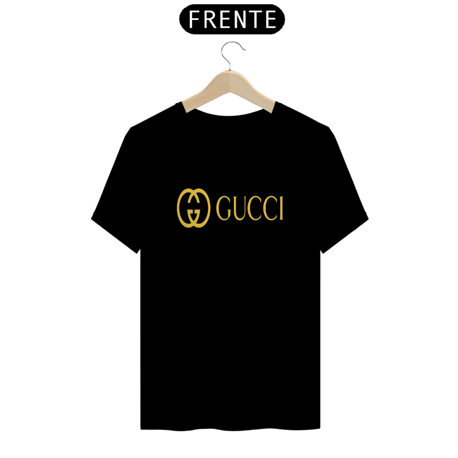 Camisa T-Shirt Gucci GOld Prime Black