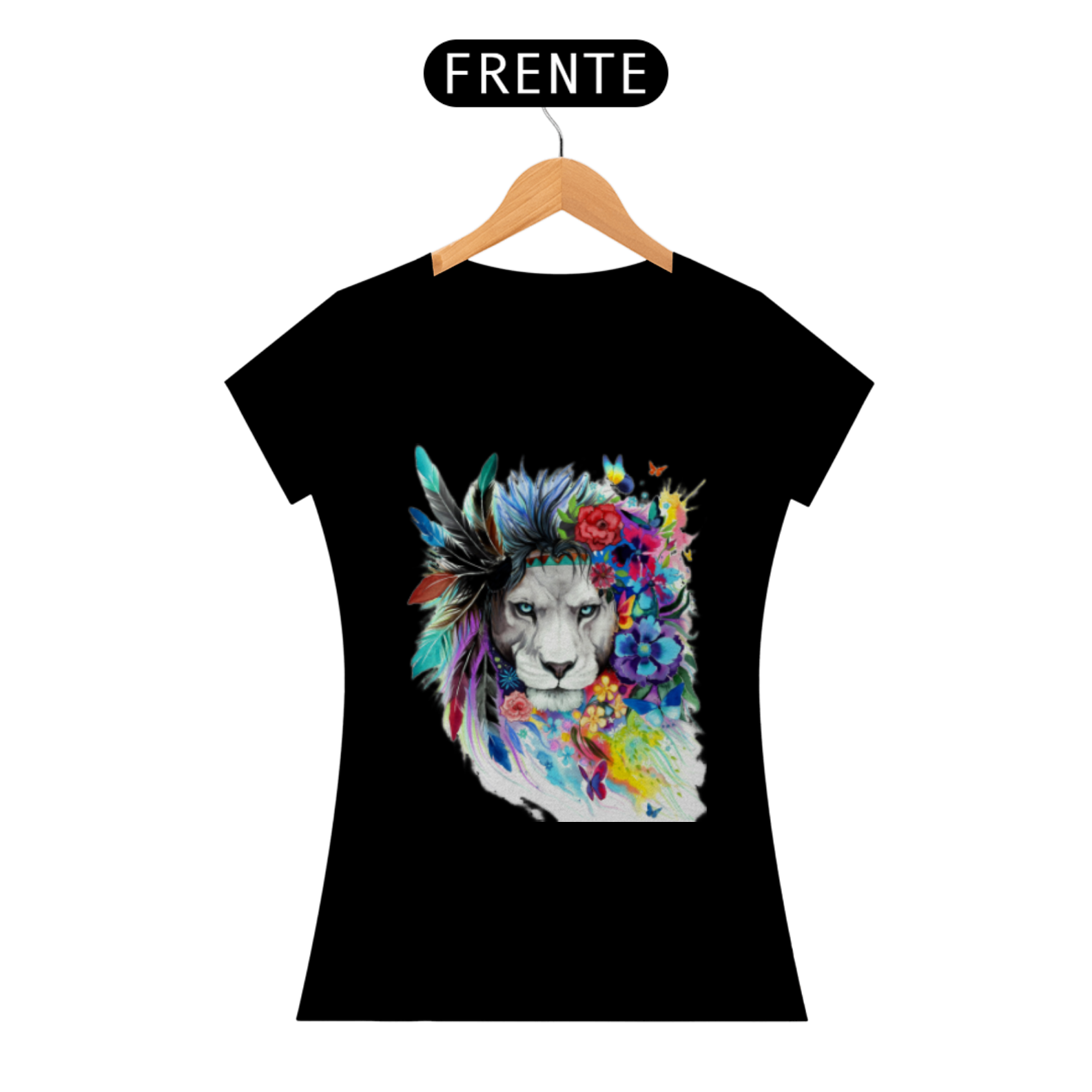 Camisa babylook Leao