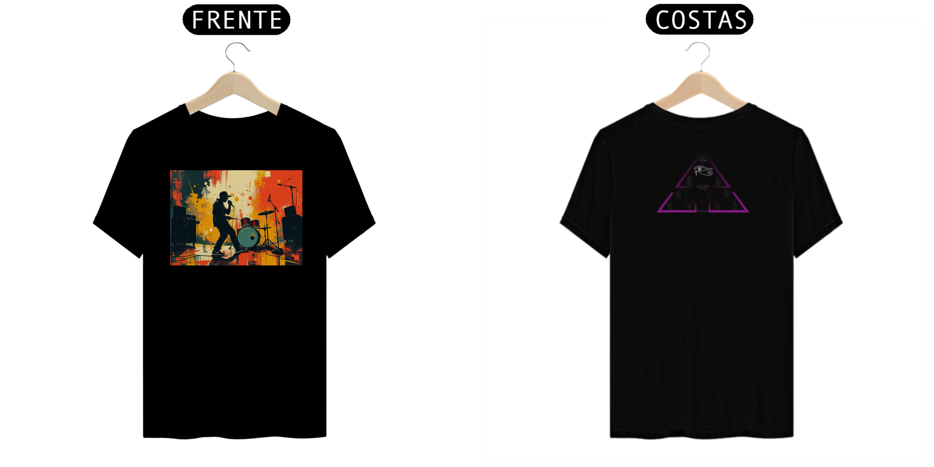 Camisa Ritmos e Bandas