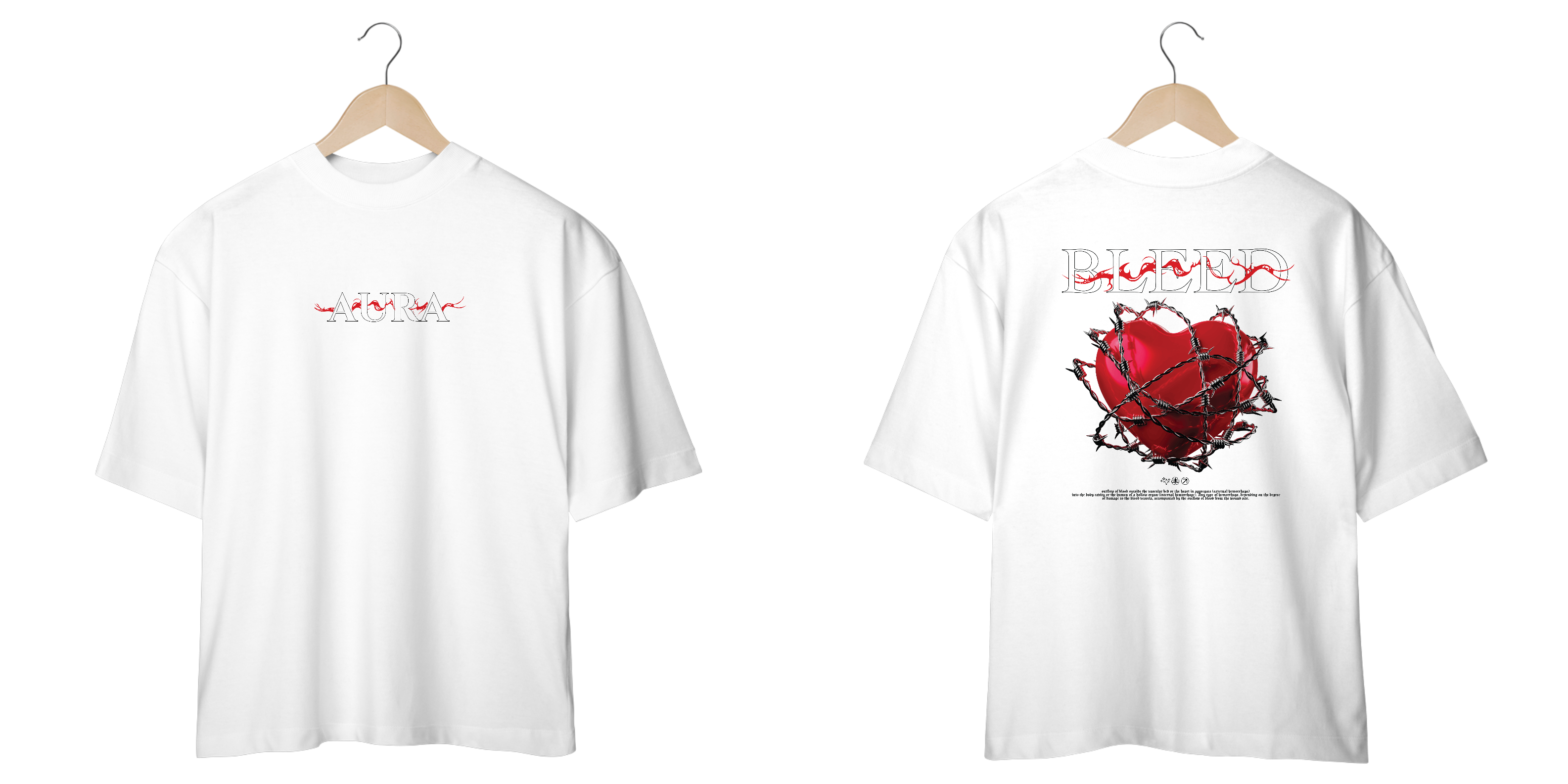 Camiseta Oversized Aura Bleed