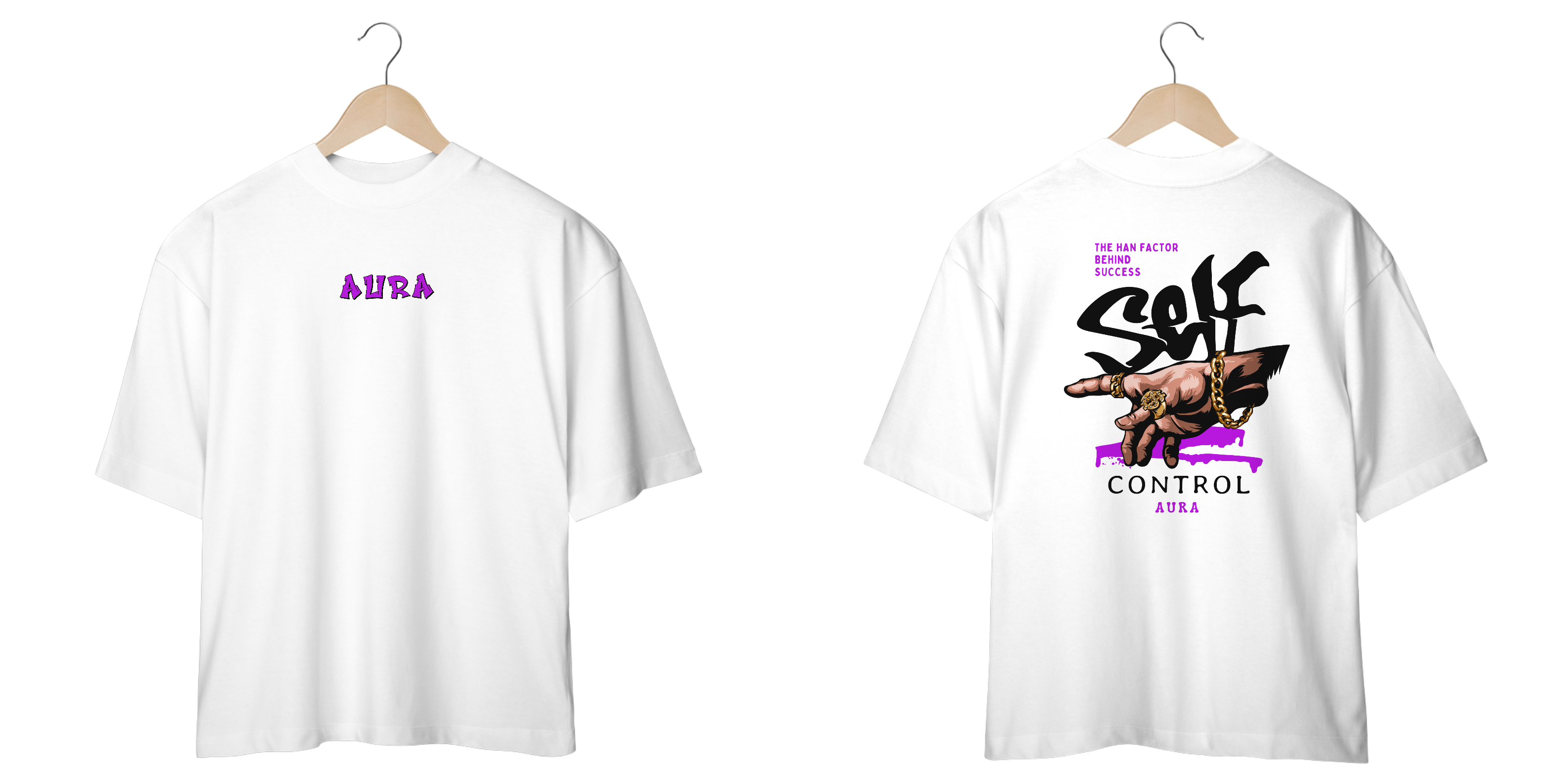 Camiseta Oversized Aura Control