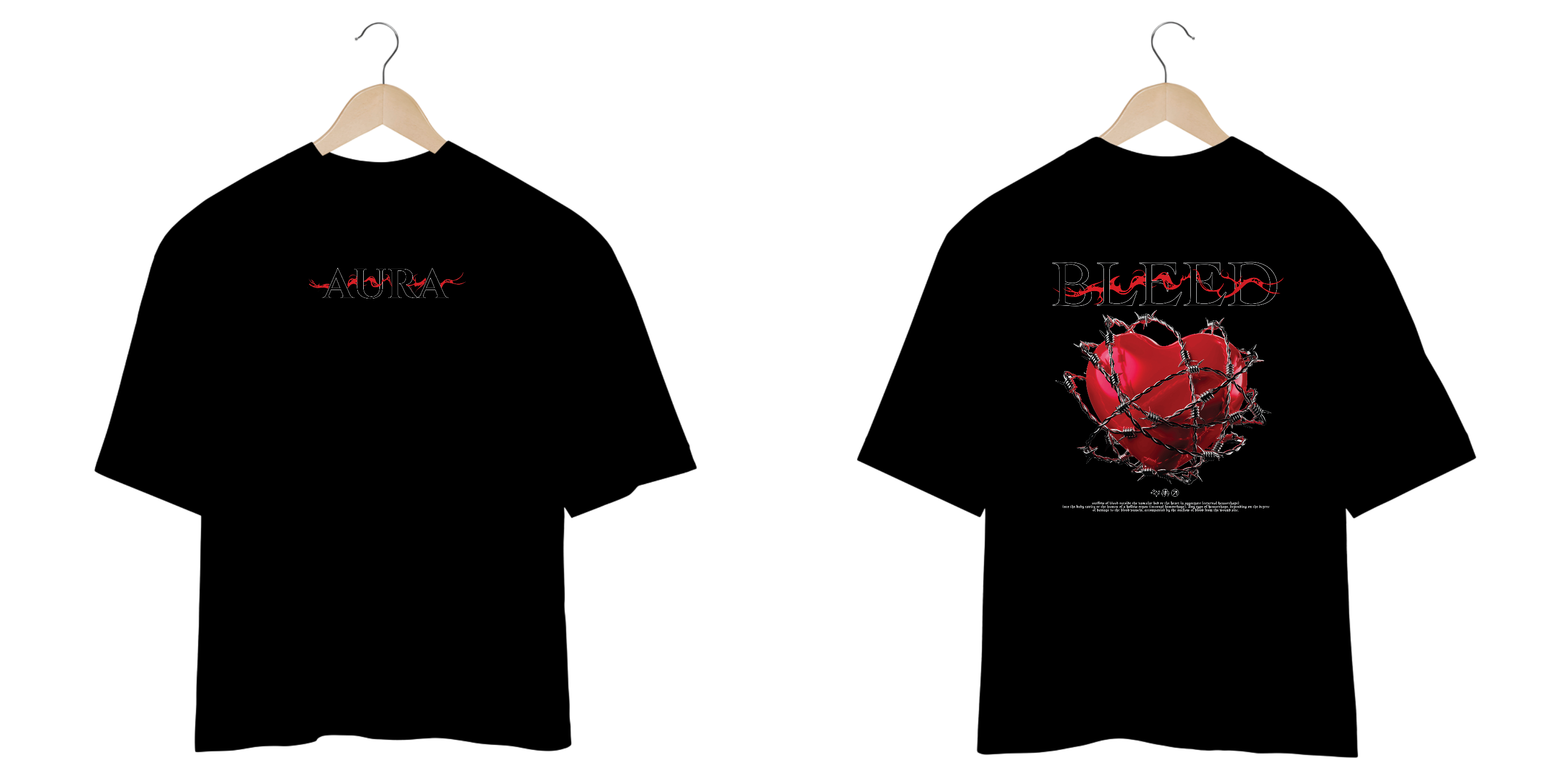 Camiseta Oversized Aura Bleed