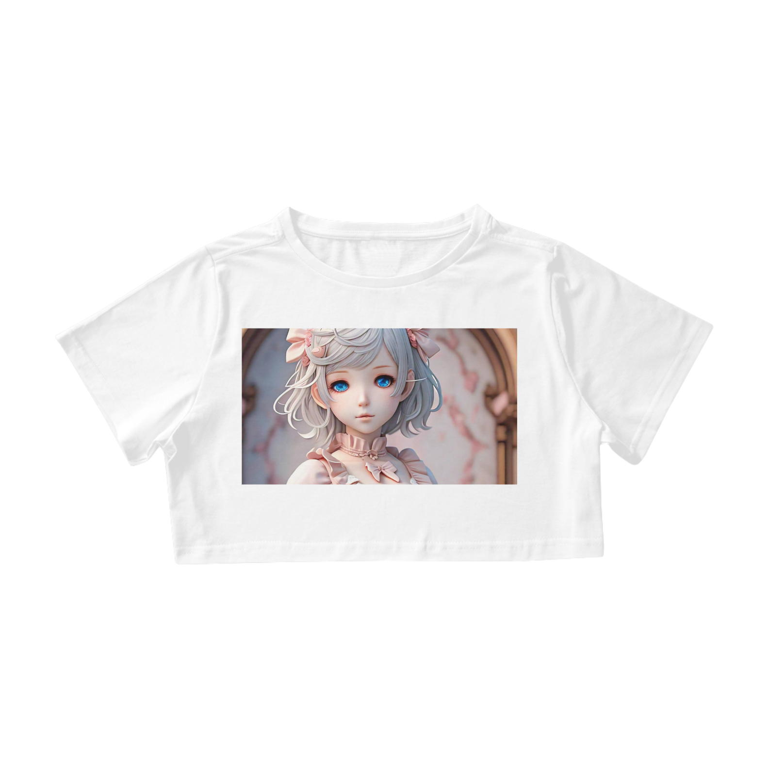 Camisa Cropped estampa anime ANAPRYCI 