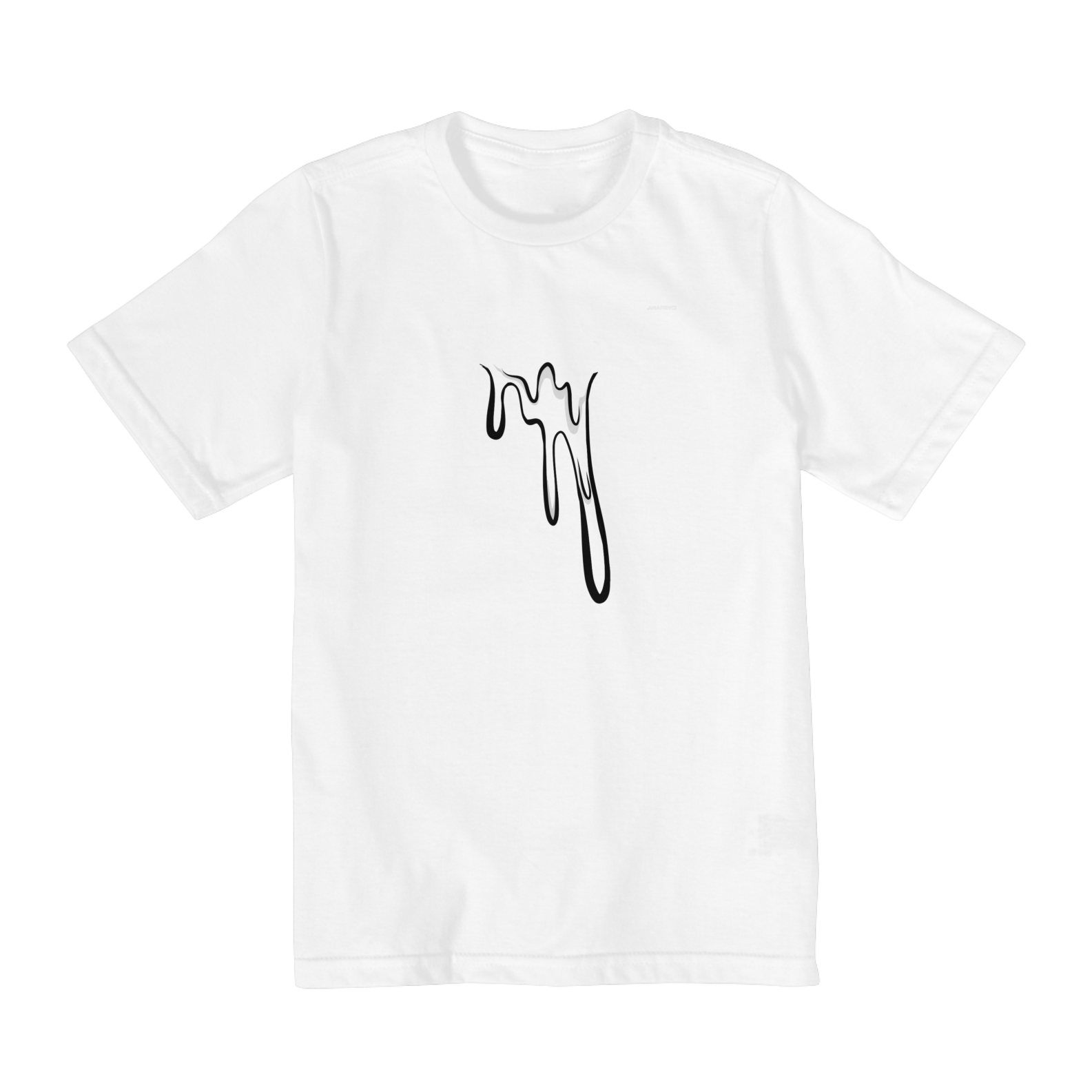Camisa Quality Infantil (10 a 14) Estampa Derretida ANAPRYCI