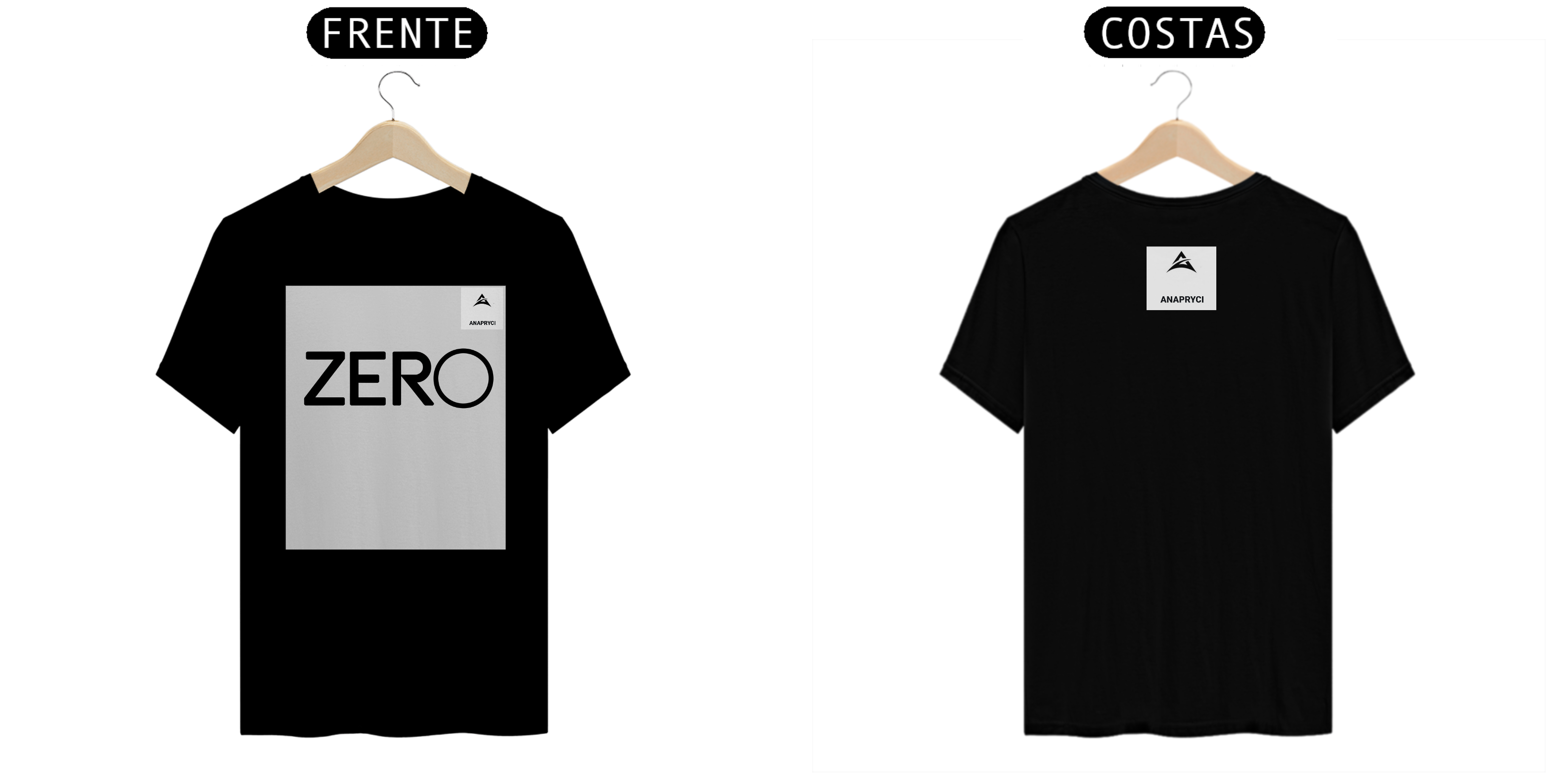 CAMISA UNISEX ESTAMPA ZERO ANAPRYCI