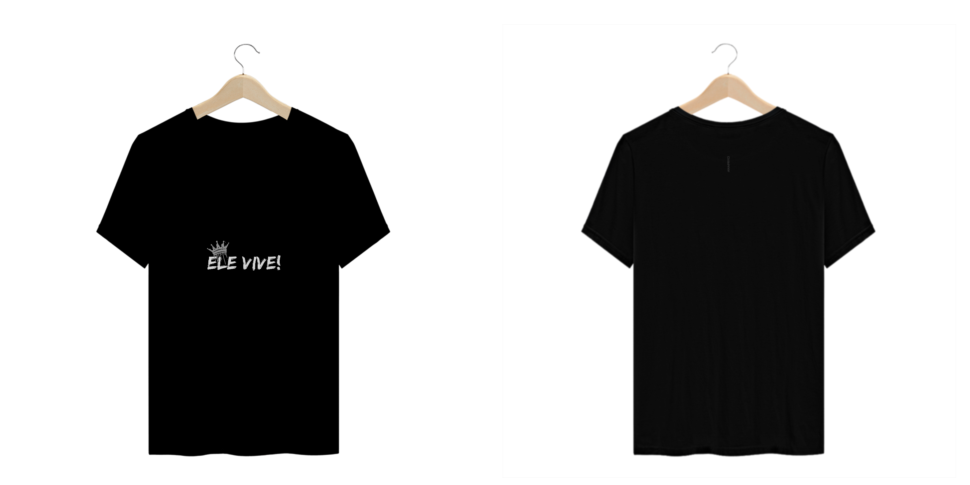 Camisa T-Shirt Size Masculina estampa Ele Vive! ANAPRYCI